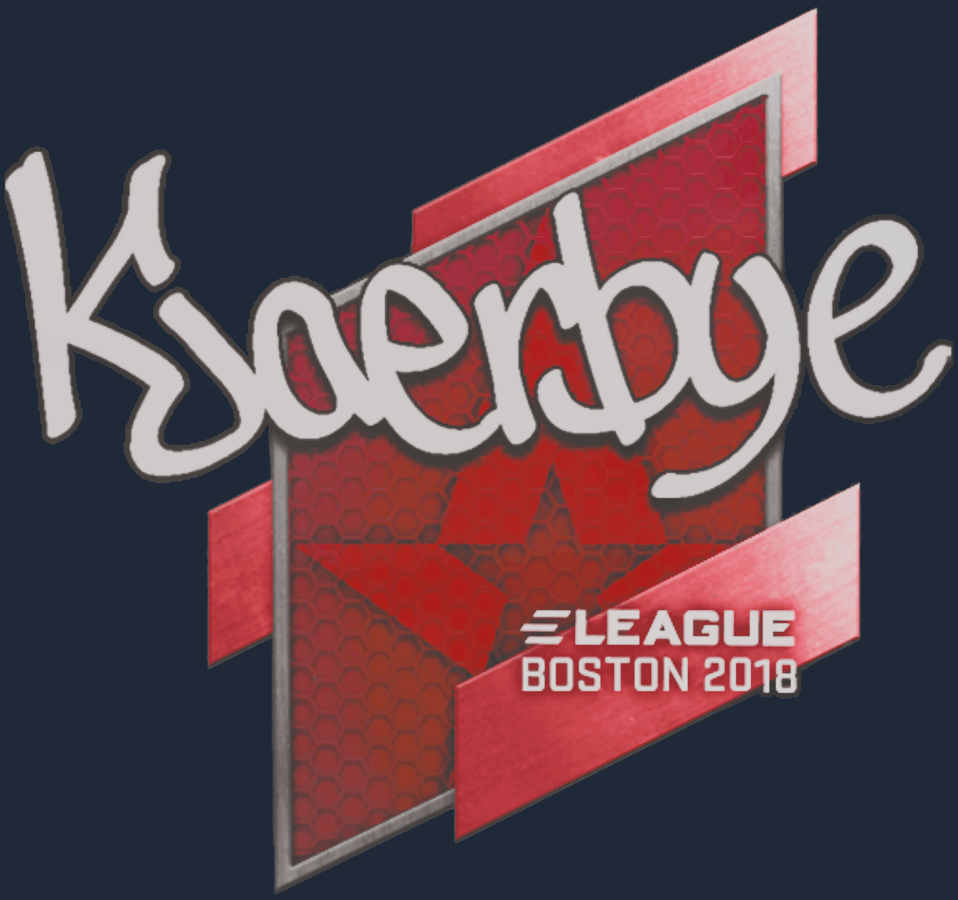 Sticker | Kjaerbye | Boston 2018 Image