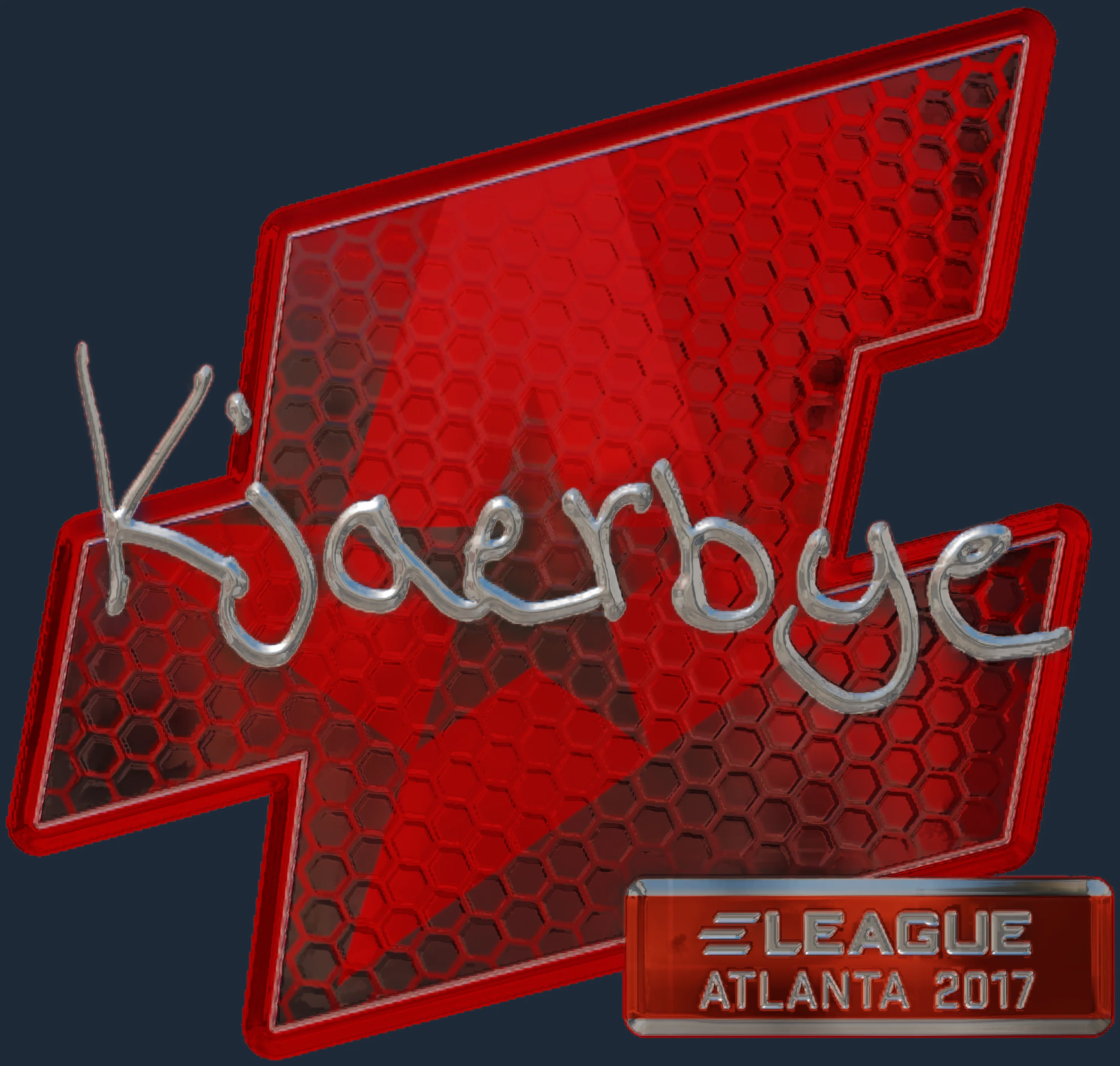 Sticker | Kjaerbye (Foil) | Atlanta 2017 Image
