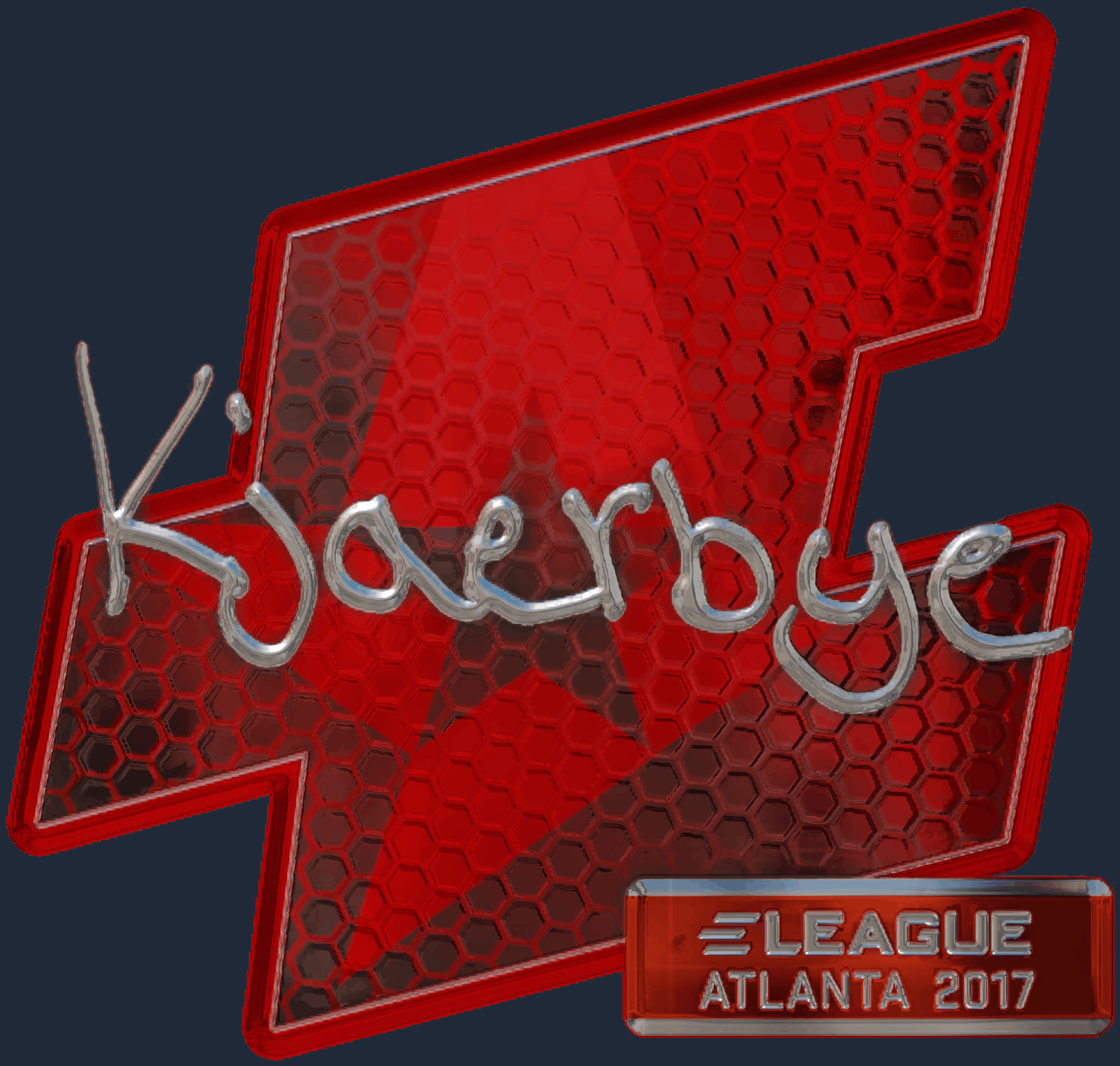 Sticker | Kjaerbye (Foil) | Atlanta 2017 Screenshot
