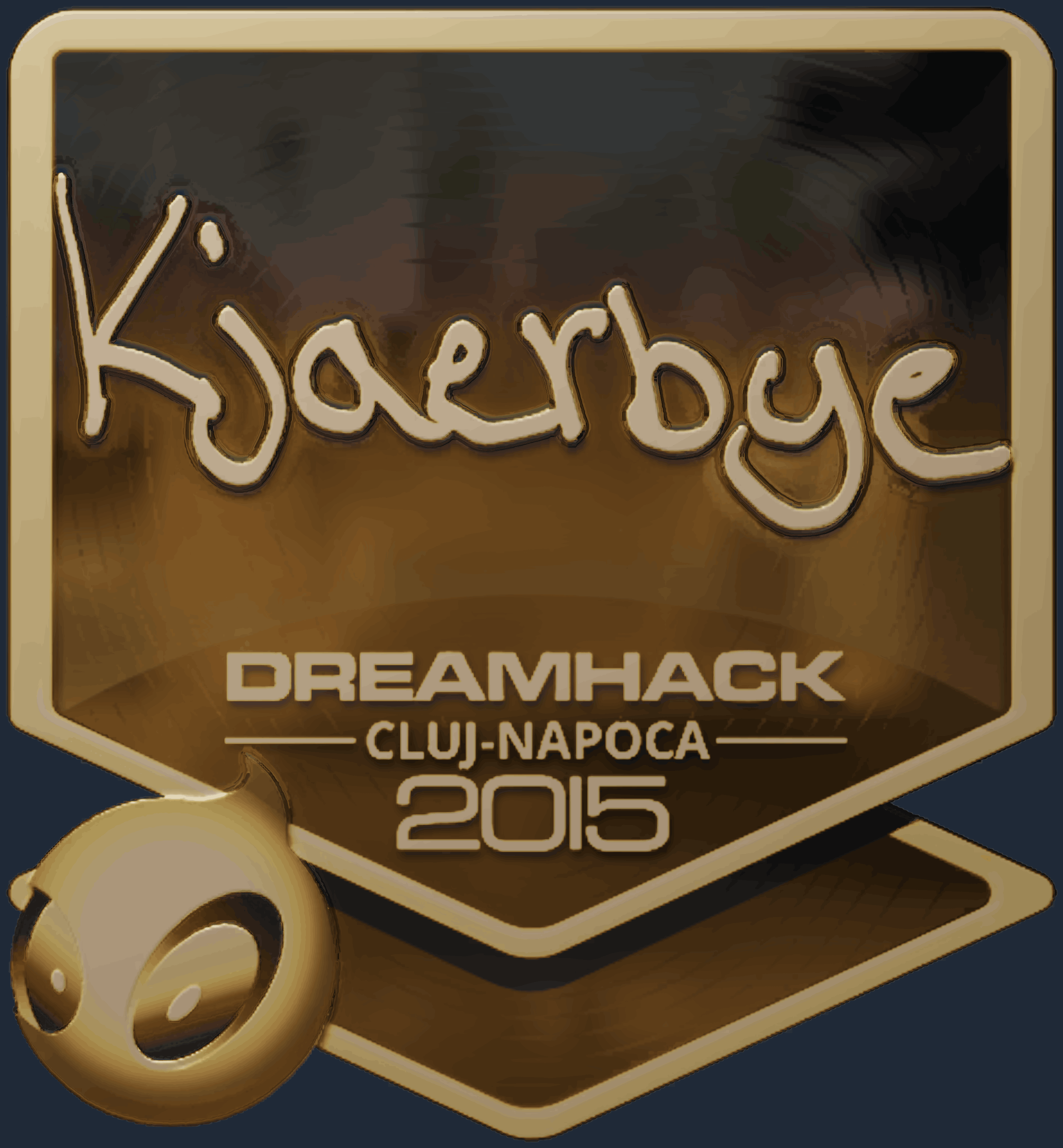 Sticker | Kjaerbye (Gold) | Cluj-Napoca 2015 Image