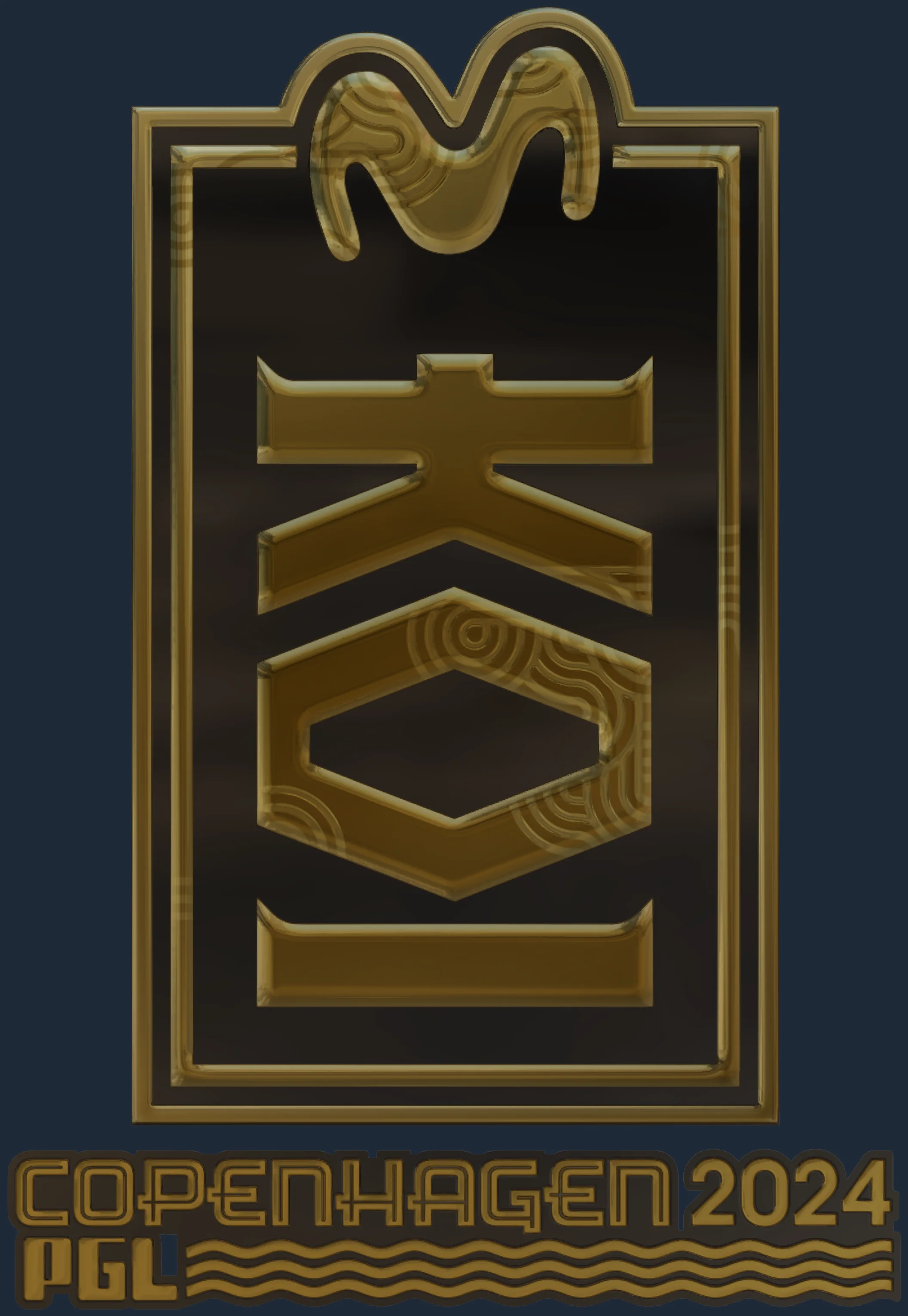 Sticker | KOI (Gold) | Copenhagen 2024 Image