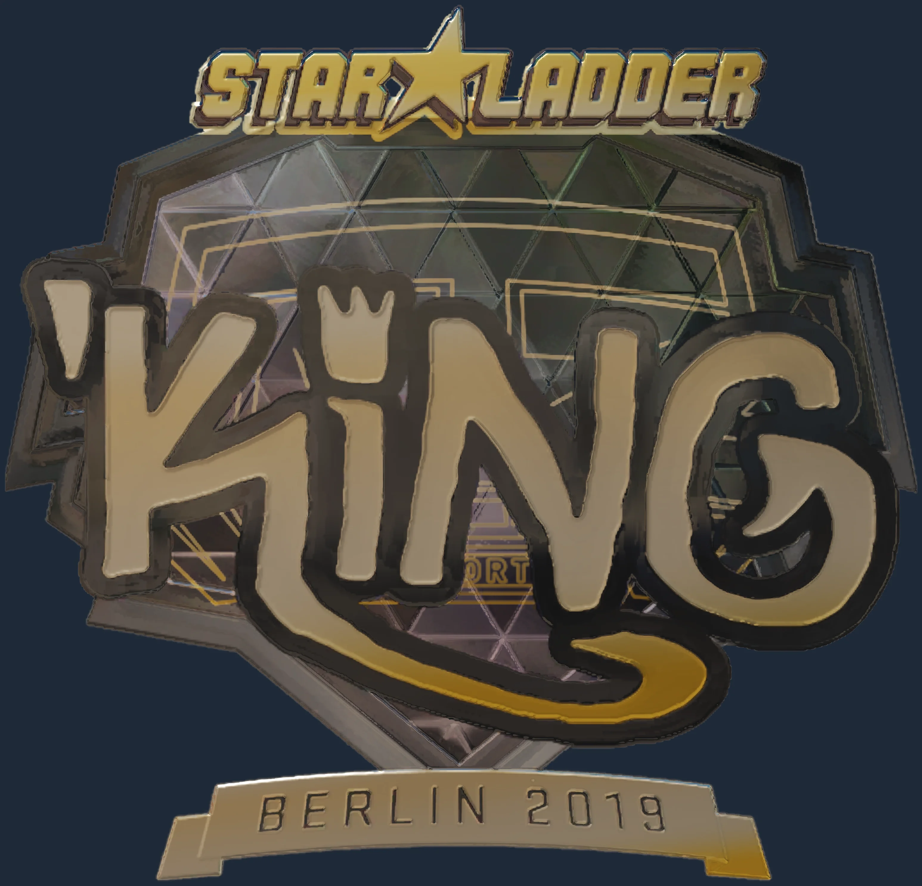 Sticker | kNgV- (Gold) | Berlin 2019 Image