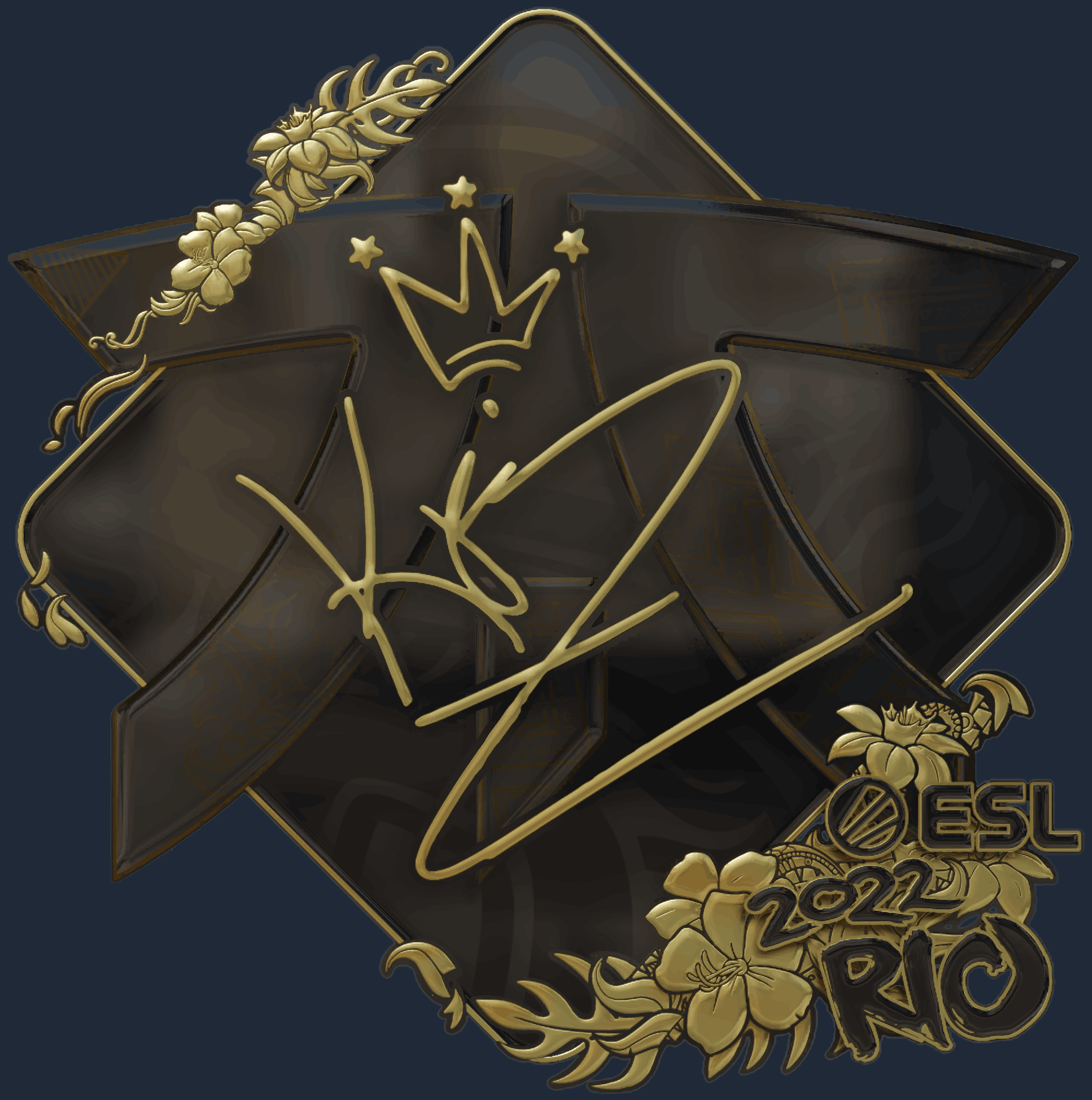 Sticker | KRIMZ (Gold) | Rio 2022 Image