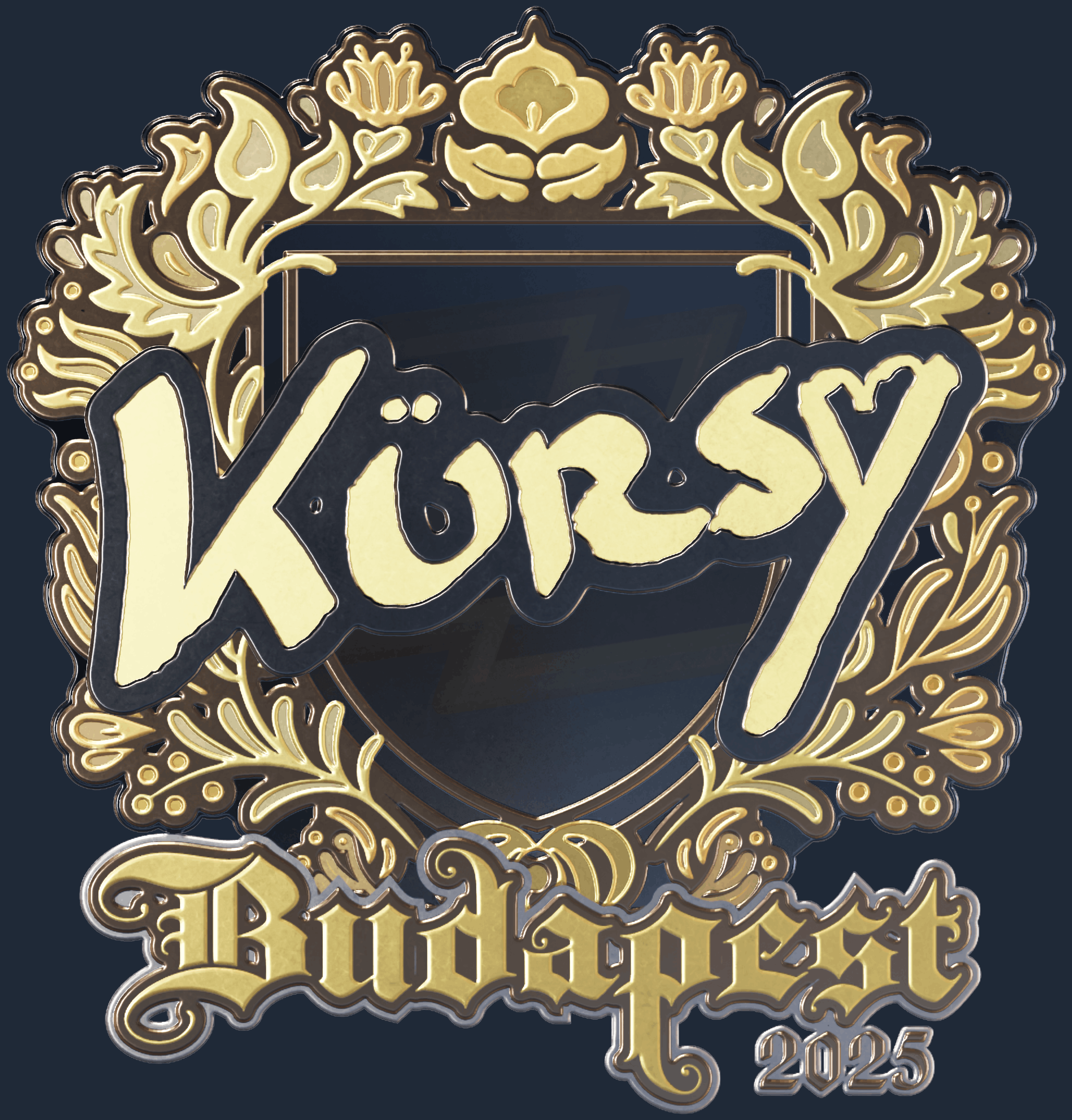 Sticker | Kursy (Gold) | Budapest 2025 Image