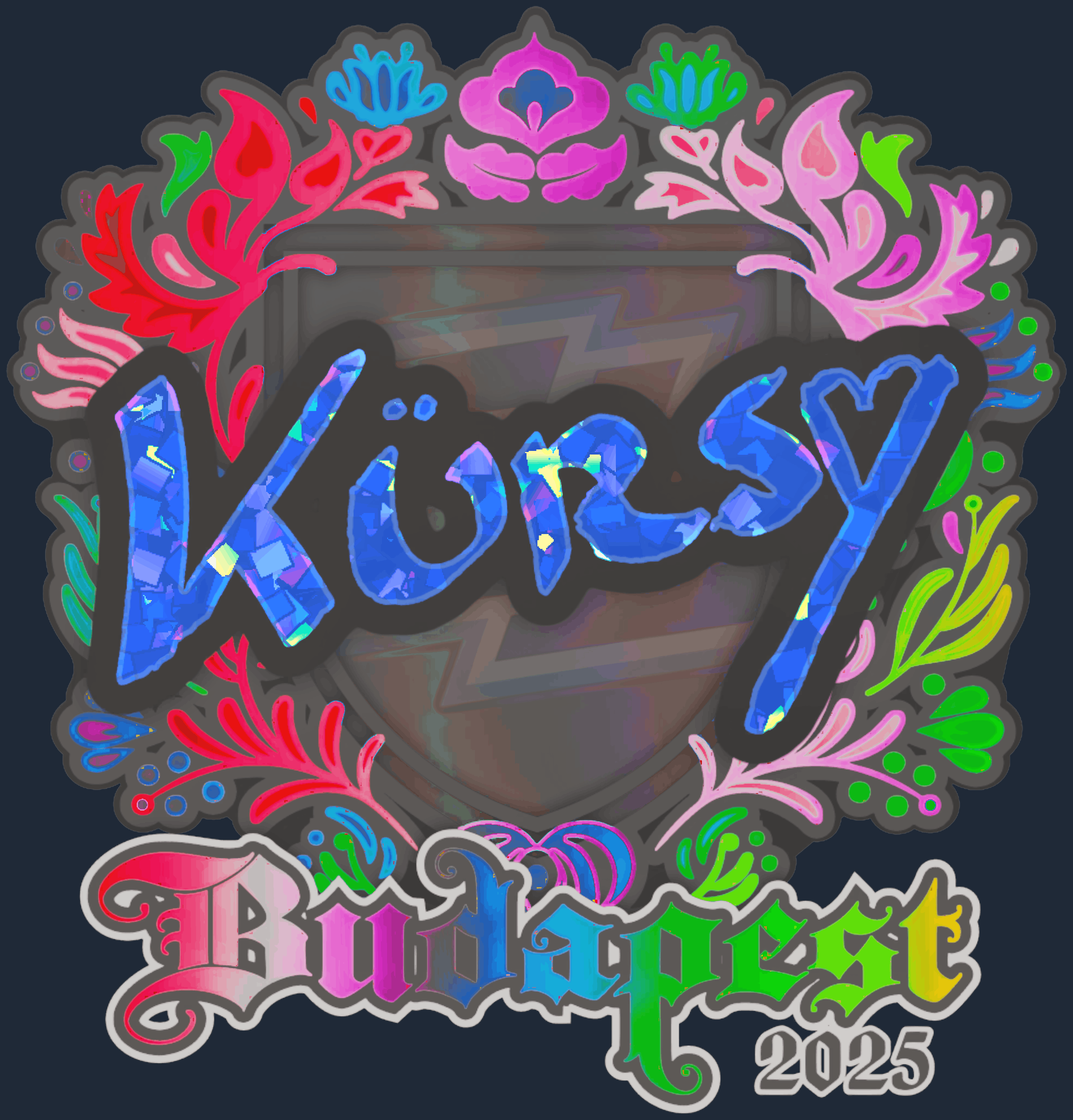 Sticker | Kursy (Holo) | Budapest 2025 Image