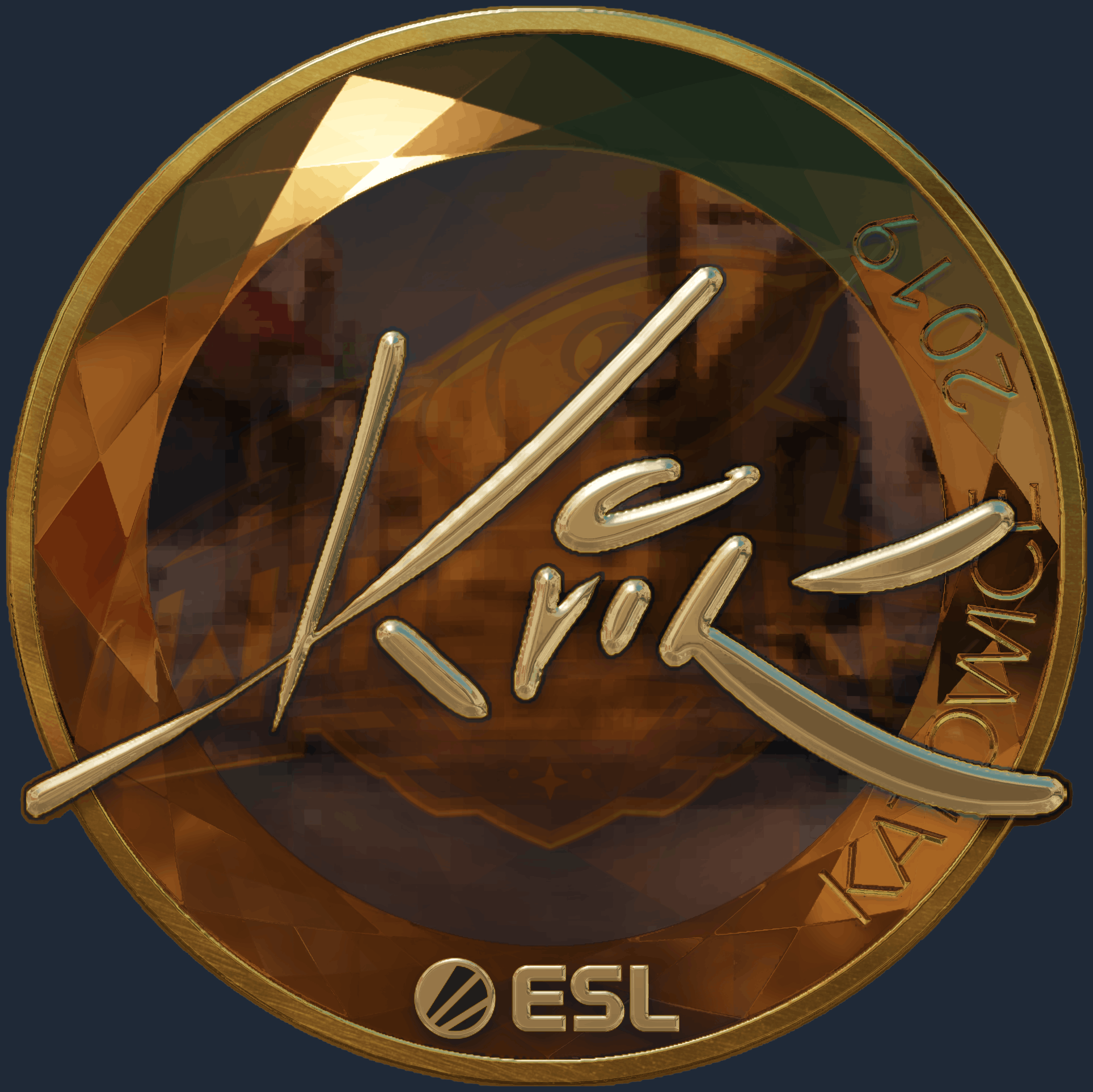 Sticker | Kvik (Gold) | Katowice 2019 Image