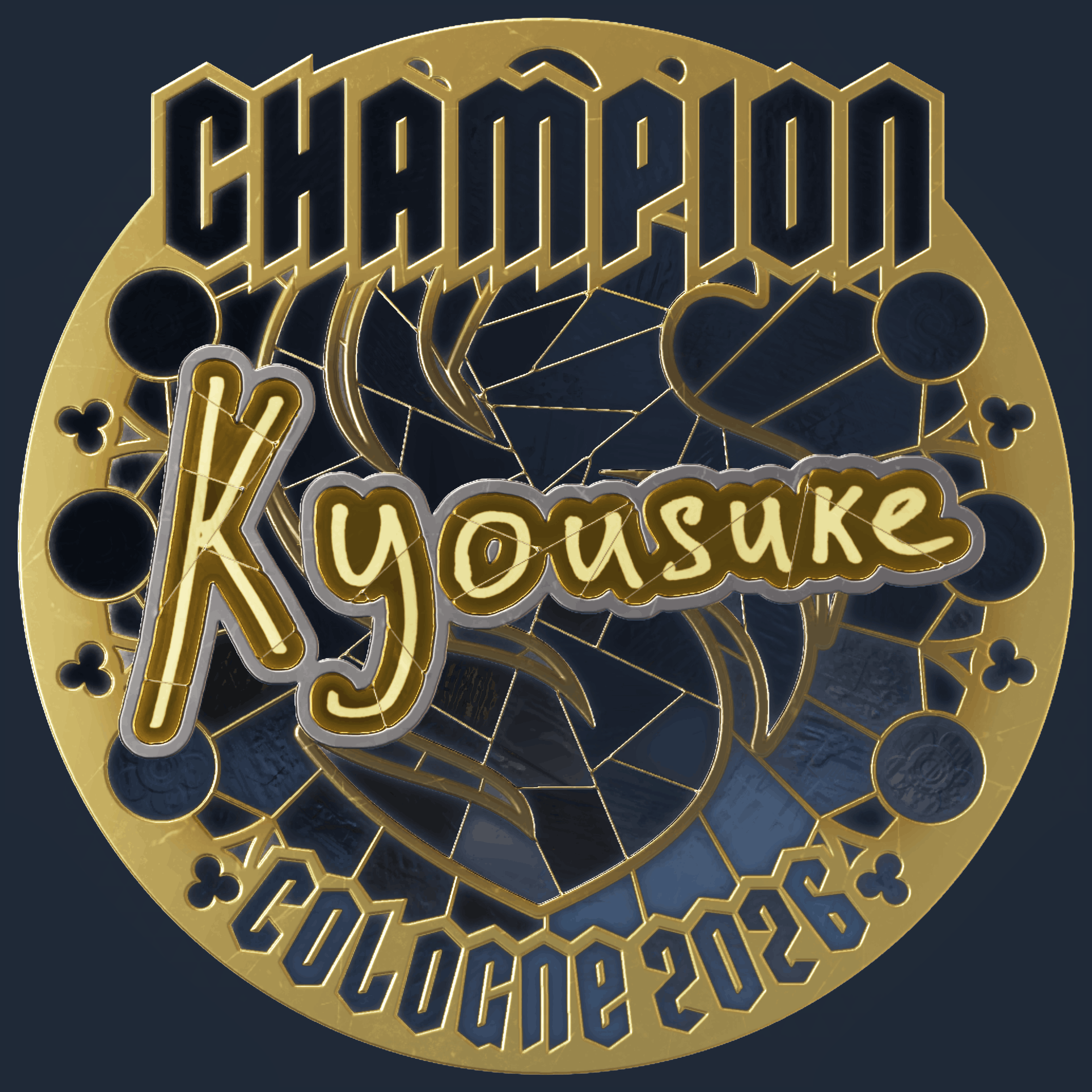 Sticker | kyousuke (Gold, Champion) | Cologne 2026 Image
