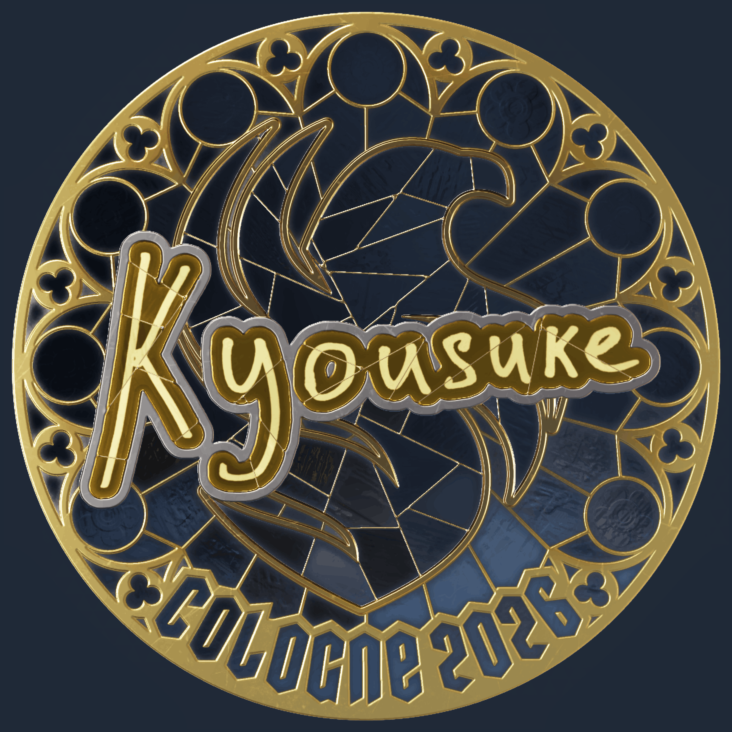 Sticker | kyousuke (Gold) | Cologne 2026 Image