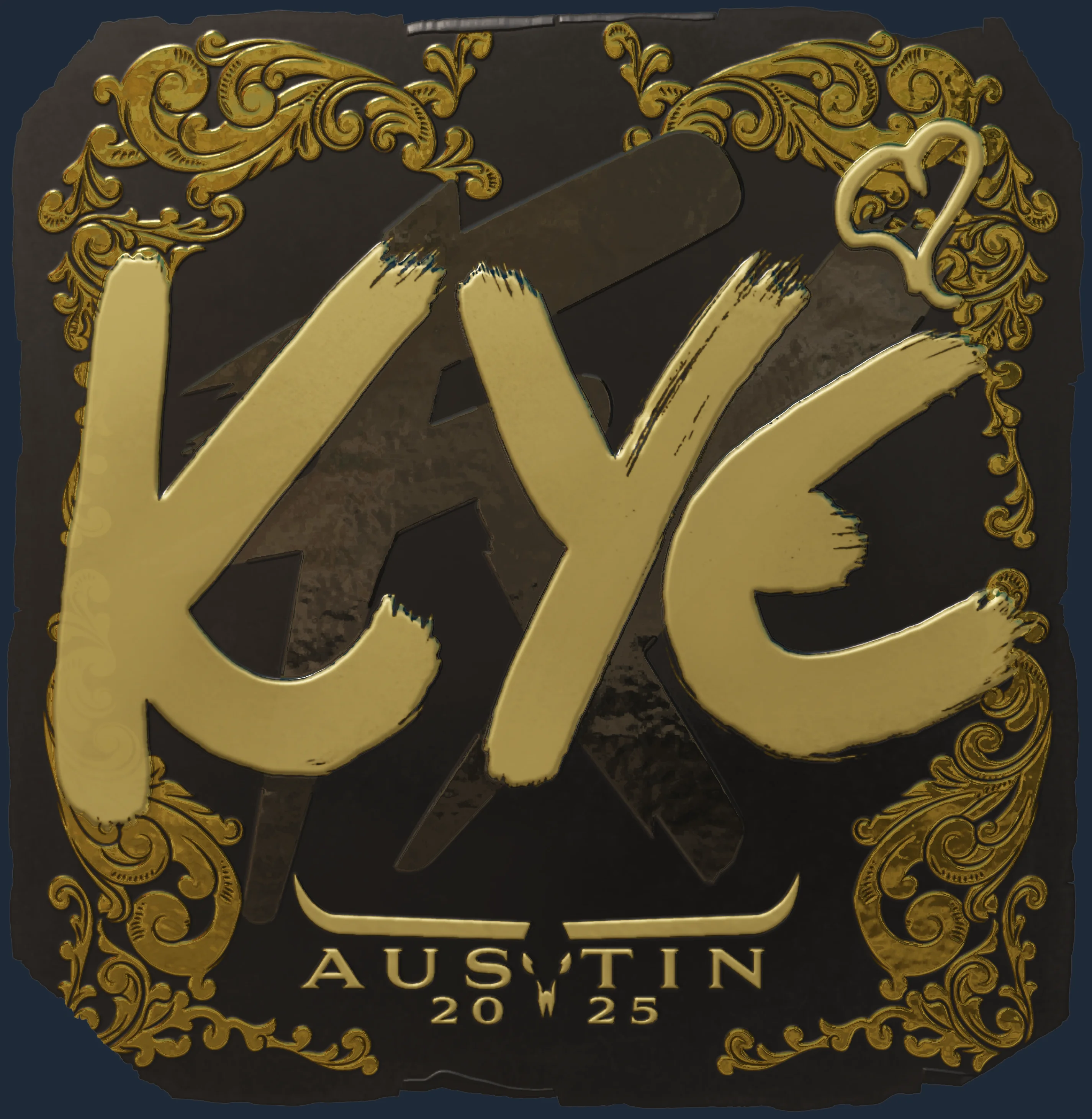 Sticker | kye (Gold) | Austin 2025 Image