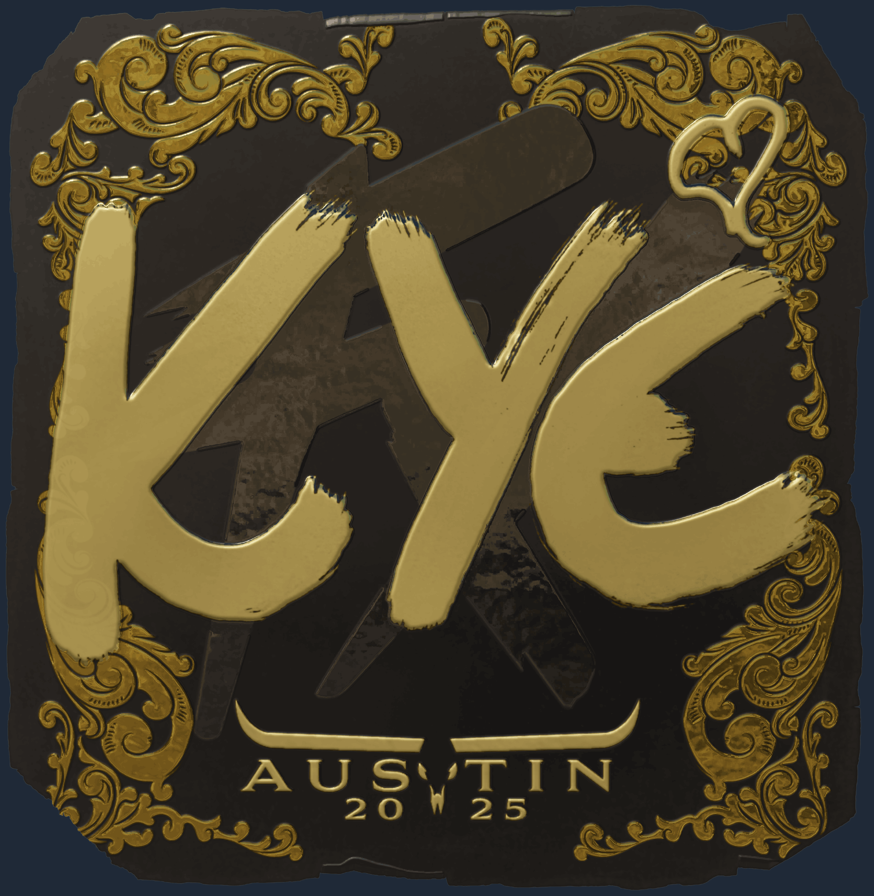 Sticker | kye (Gold) | Austin 2025 Image