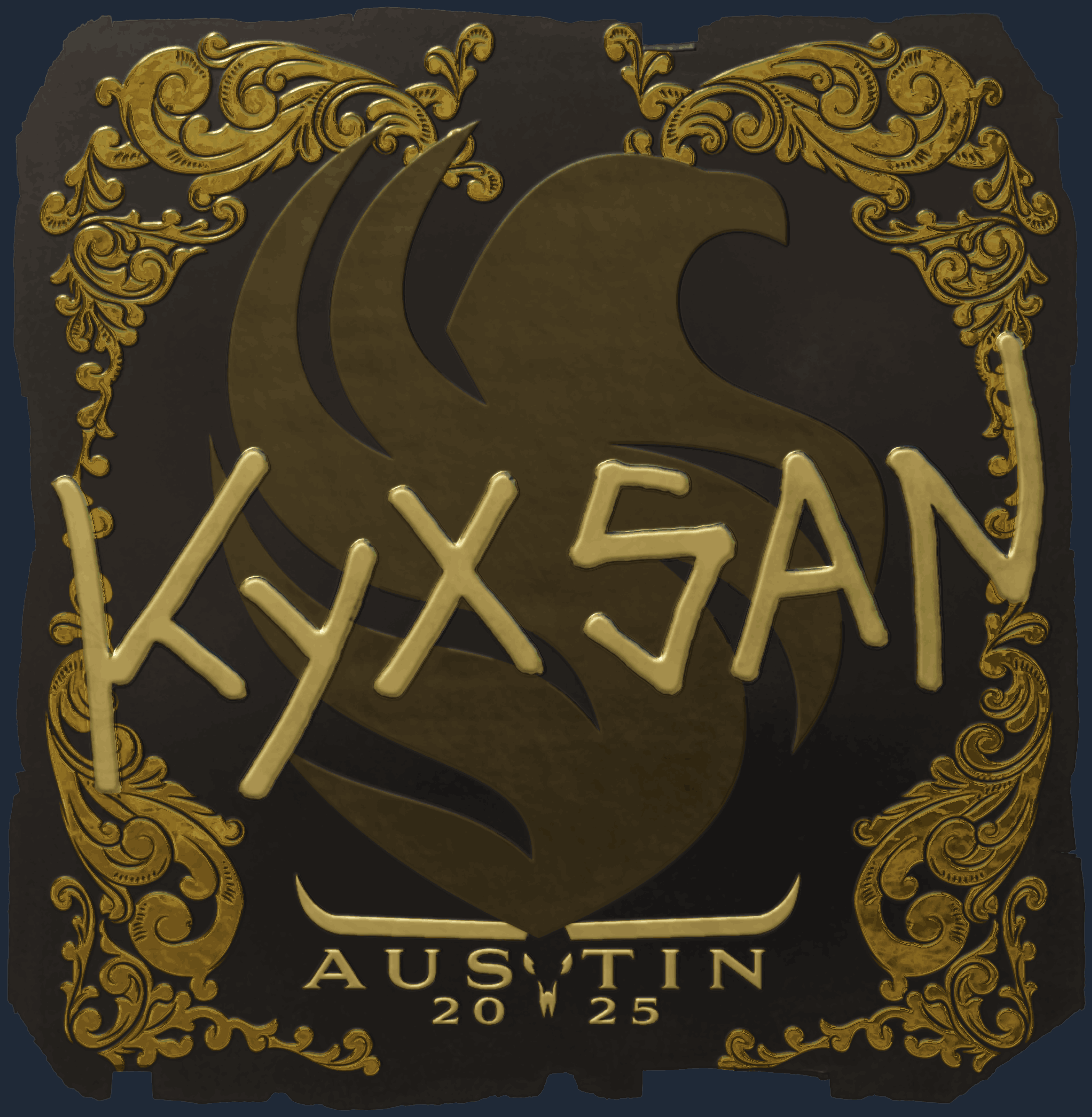 Sticker | kyxsan (Gold) | Austin 2025 Image