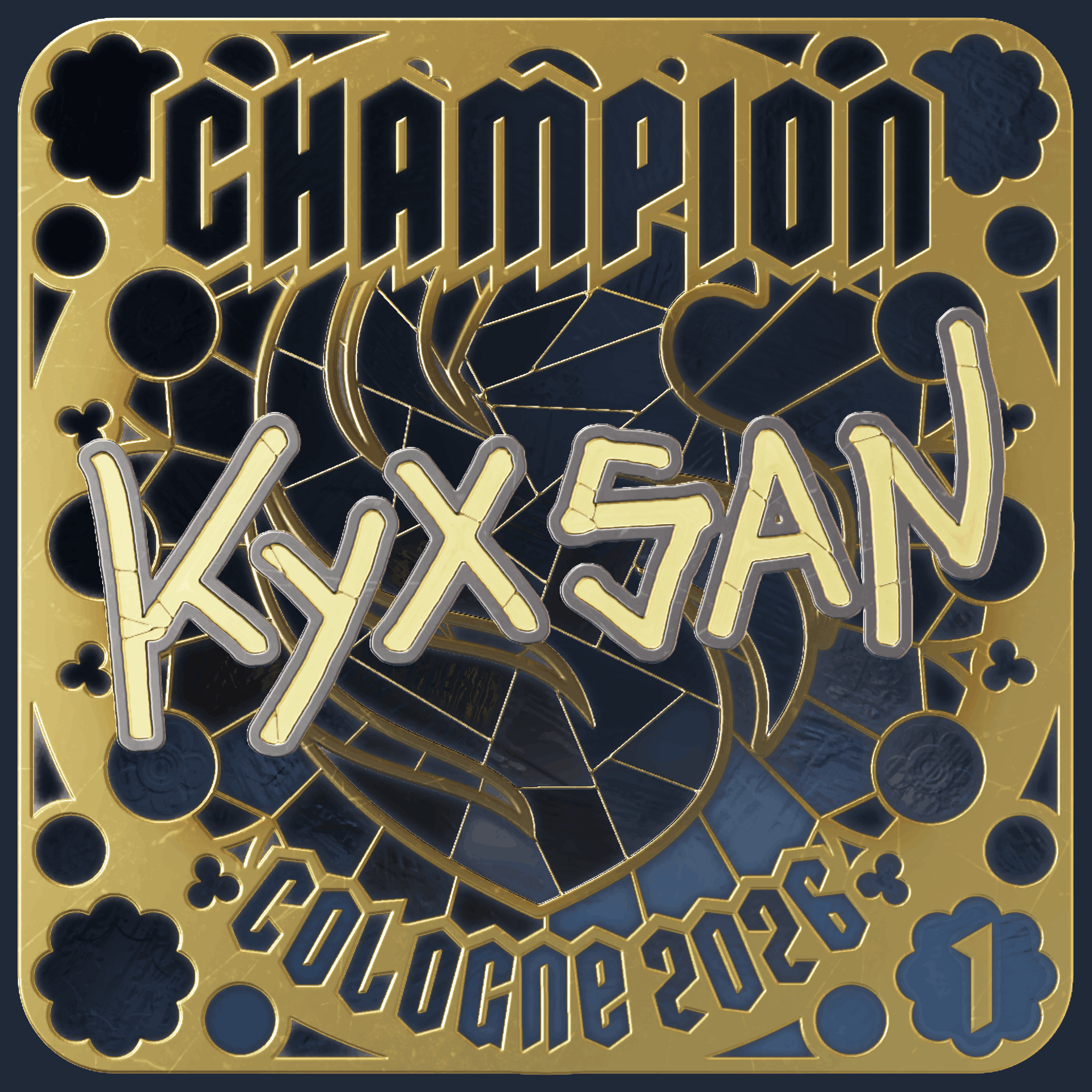 Sticker | kyxsan (Gold, Ranked) | Cologne 2026 Image