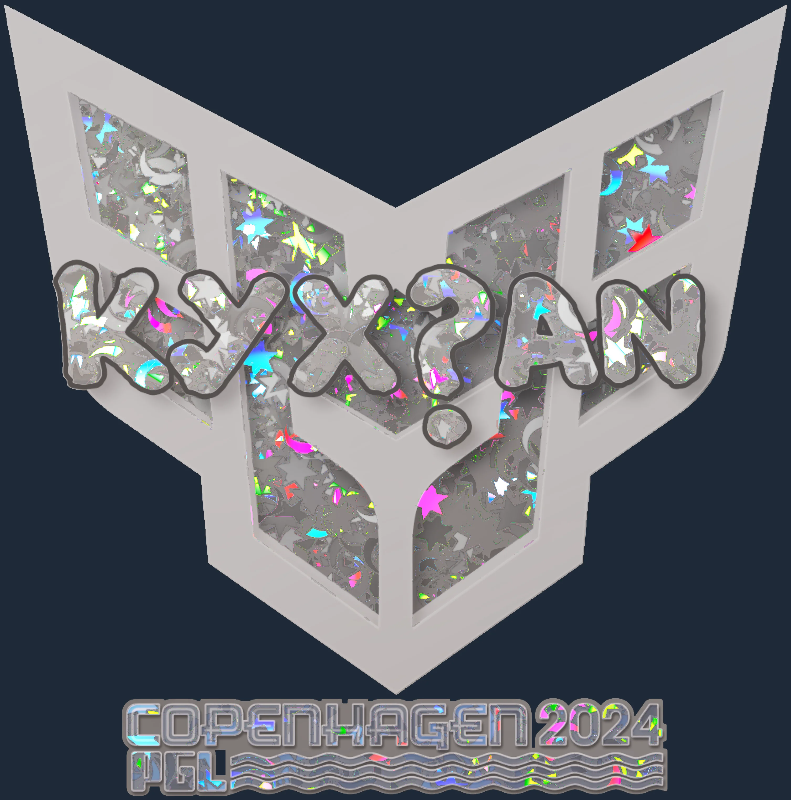 Sticker | kyxsan (Glitter) | Copenhagen 2024 Image