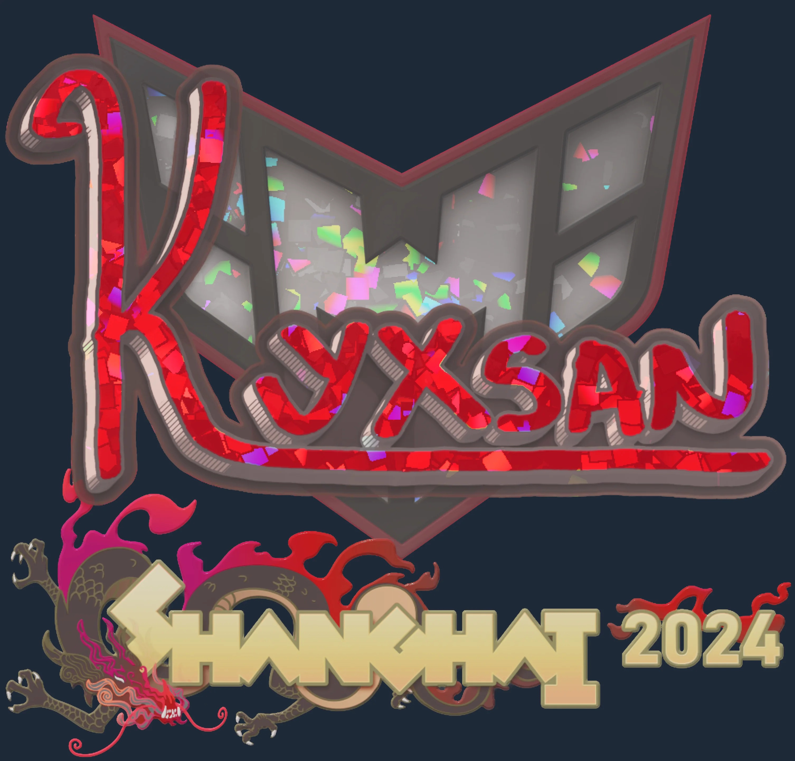 Sticker | kyxsan (Glitter) | Shanghai 2024 Image