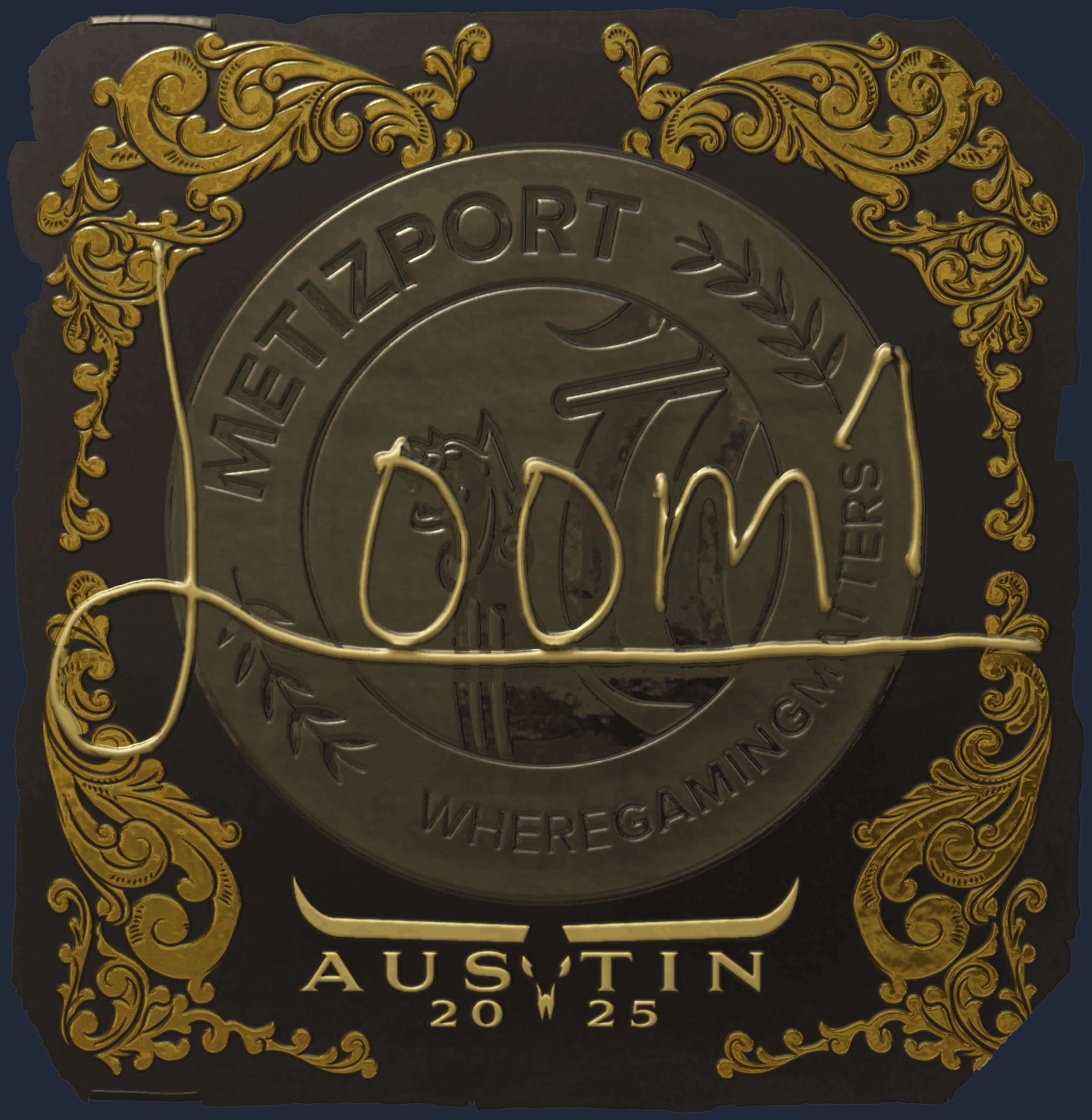 Sticker | L00m1 (Gold) | Austin 2025 Image