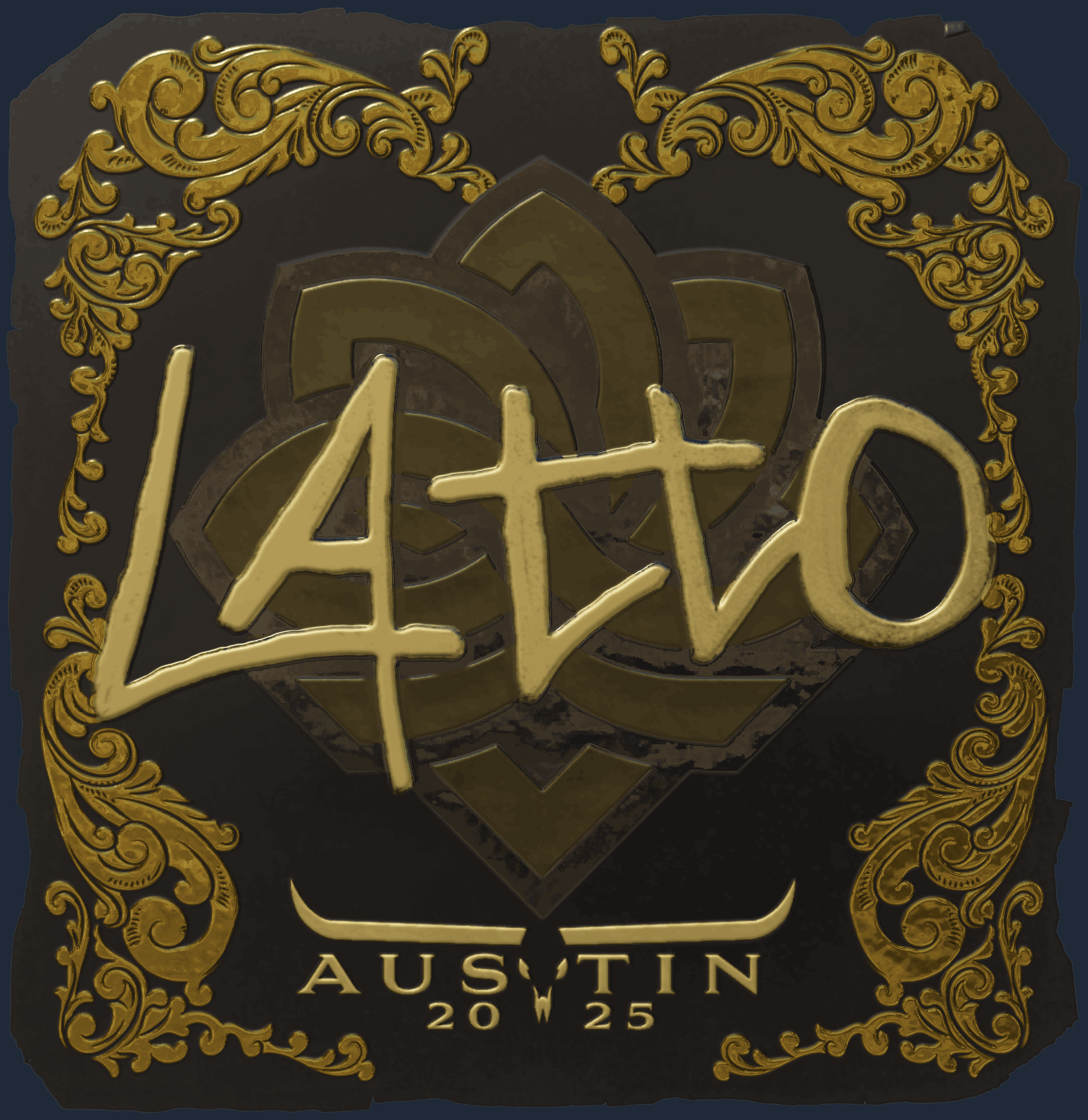 Sticker | latto (Gold) | Austin 2025 Image