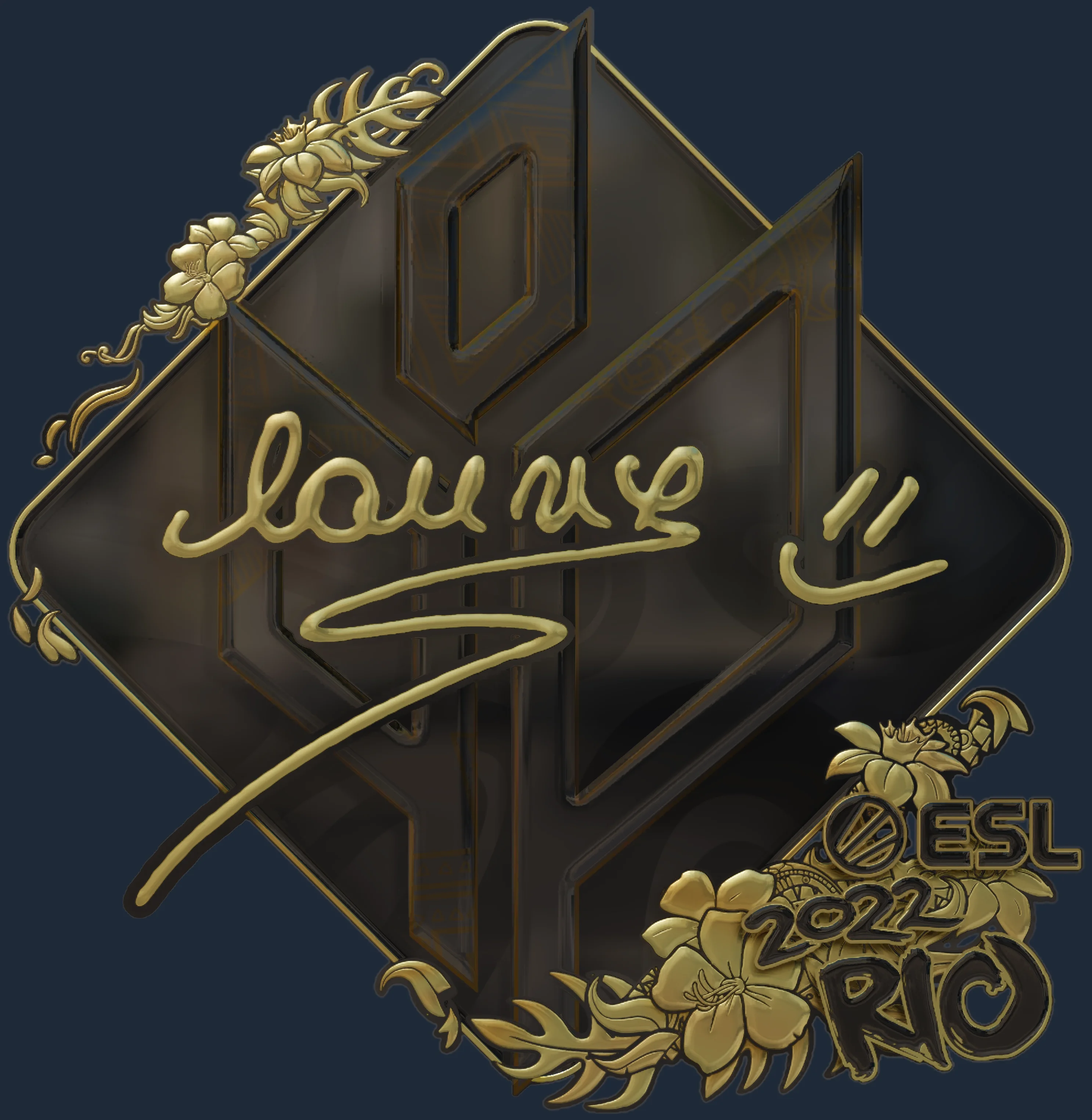 Sticker | lauNX (Gold) | Rio 2022 Image