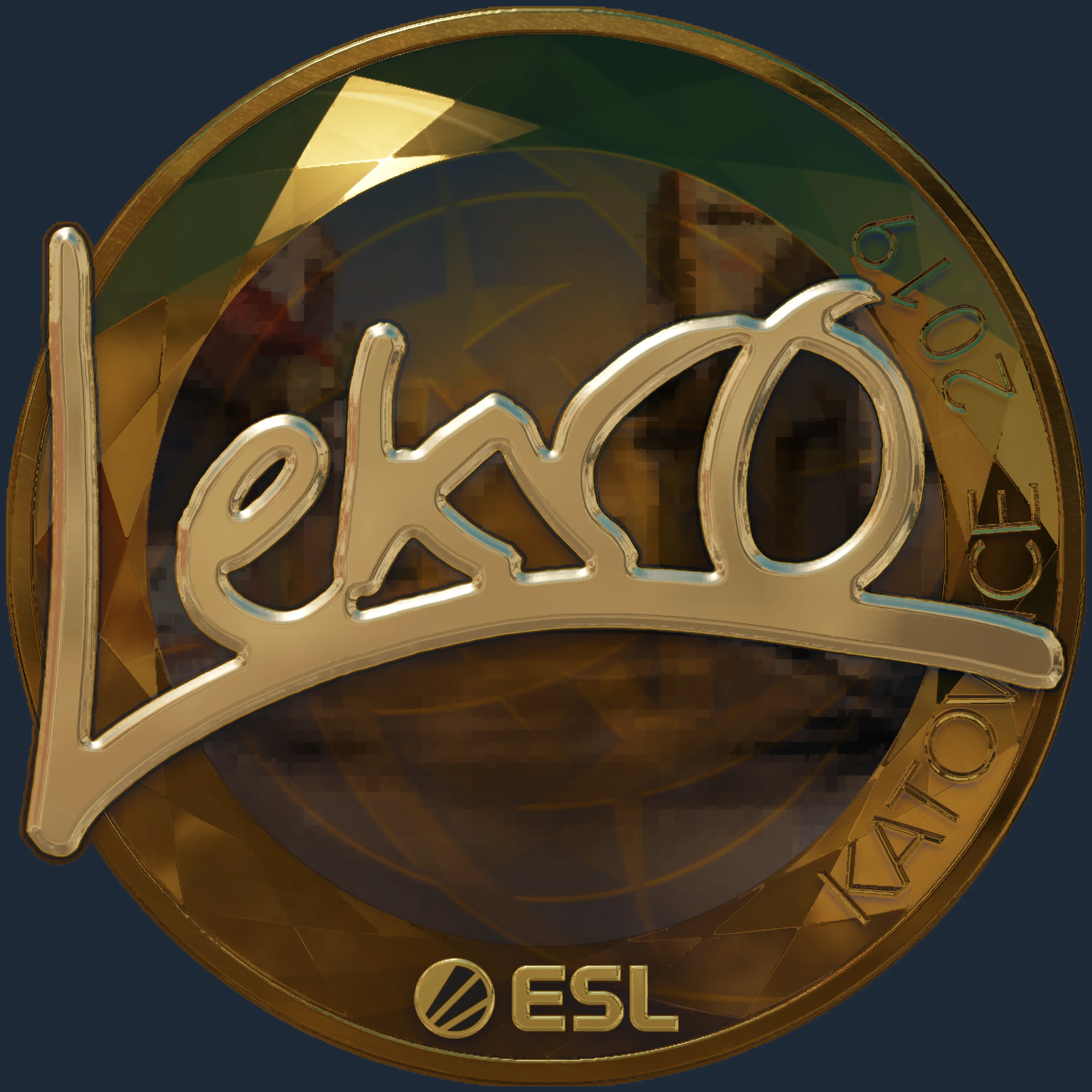 Sticker | Lekr0 (Gold) | Katowice 2019 Image