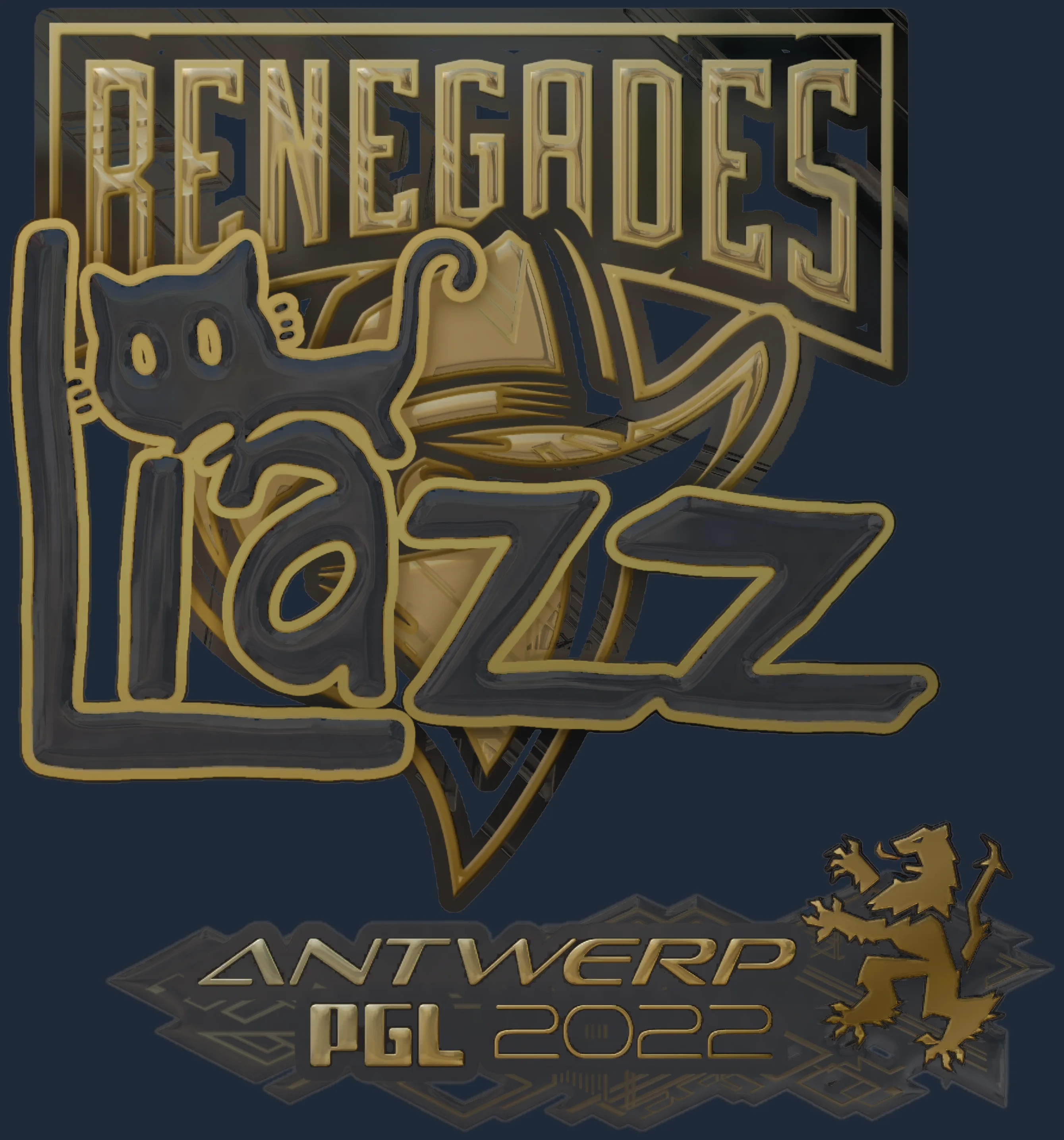 Sticker | Liazz (Gold) | Antwerp 2022 Image