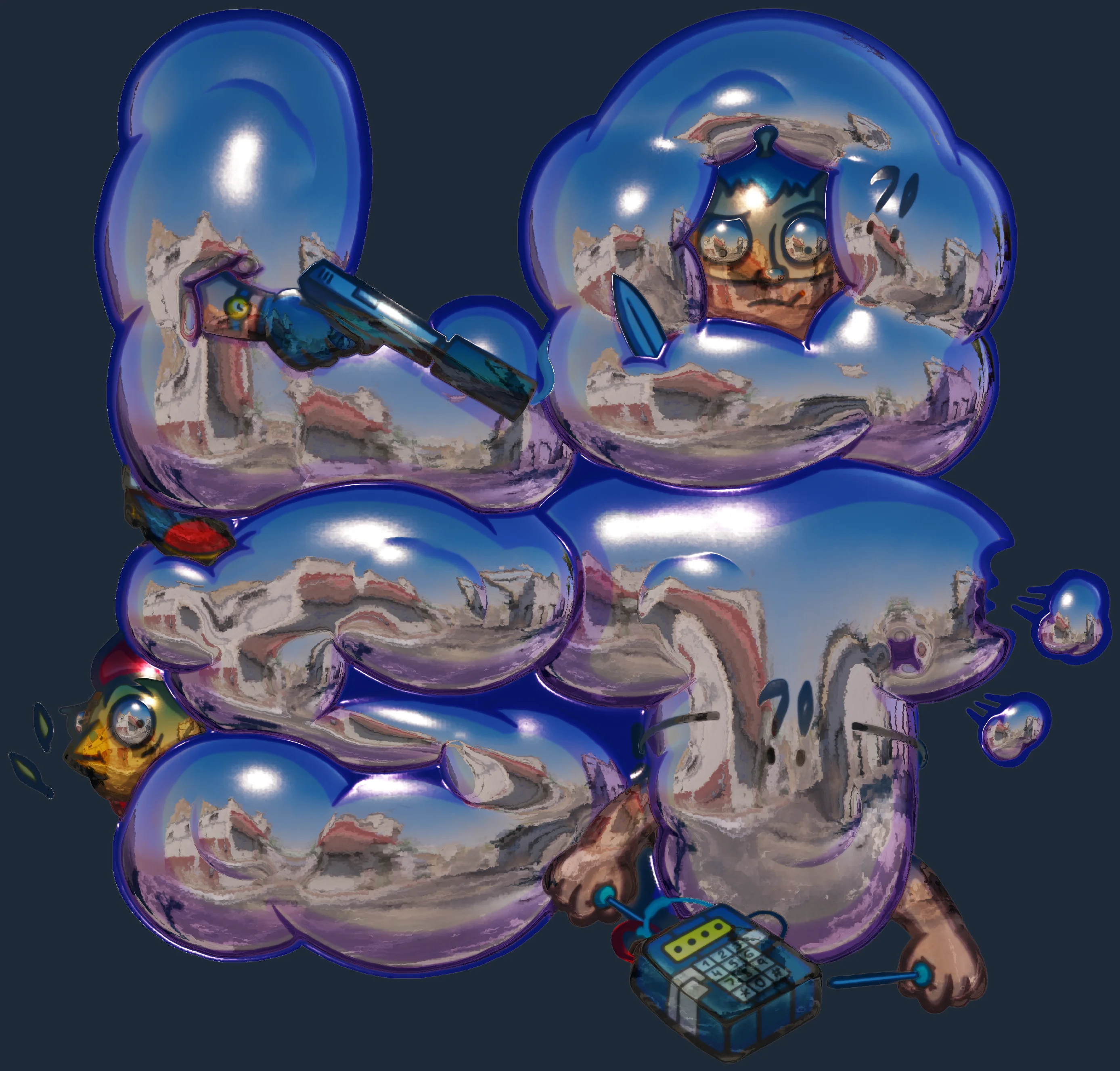 Sticker | Lost In Smoke (Foil) Image