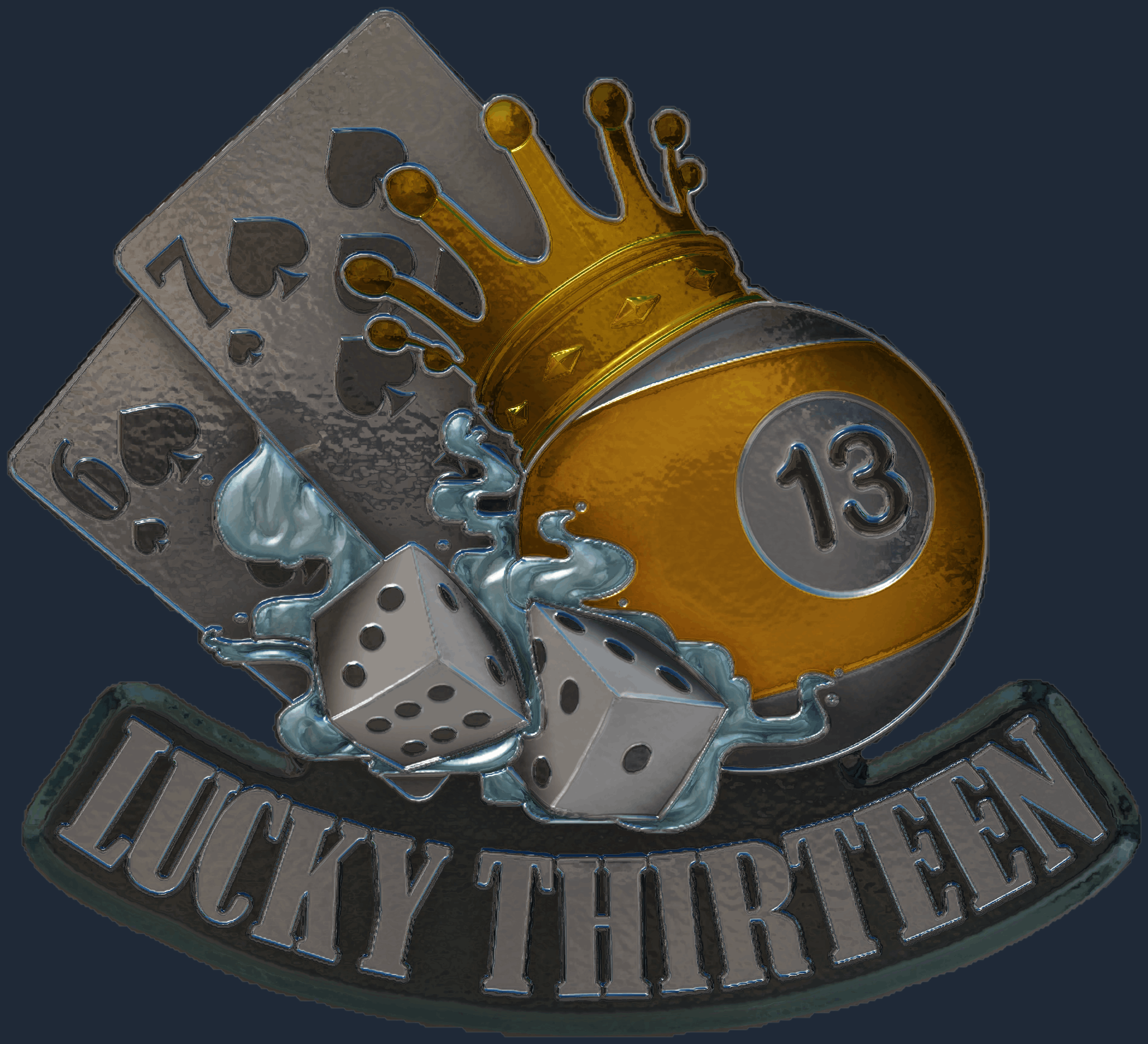 Sticker | Lucky 13 (Foil) Image