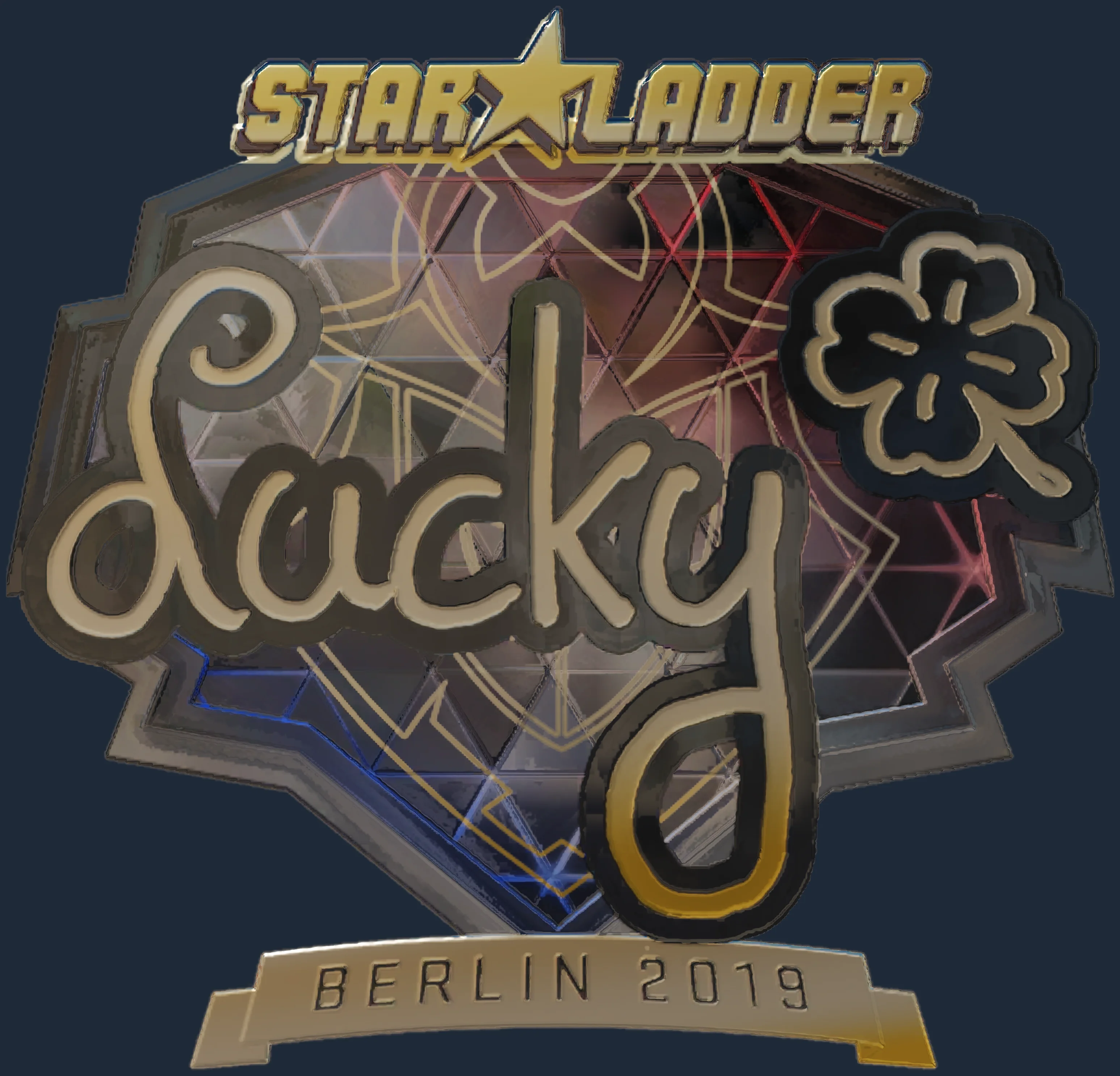 Sticker | Lucky (Gold) | Berlin 2019 Image