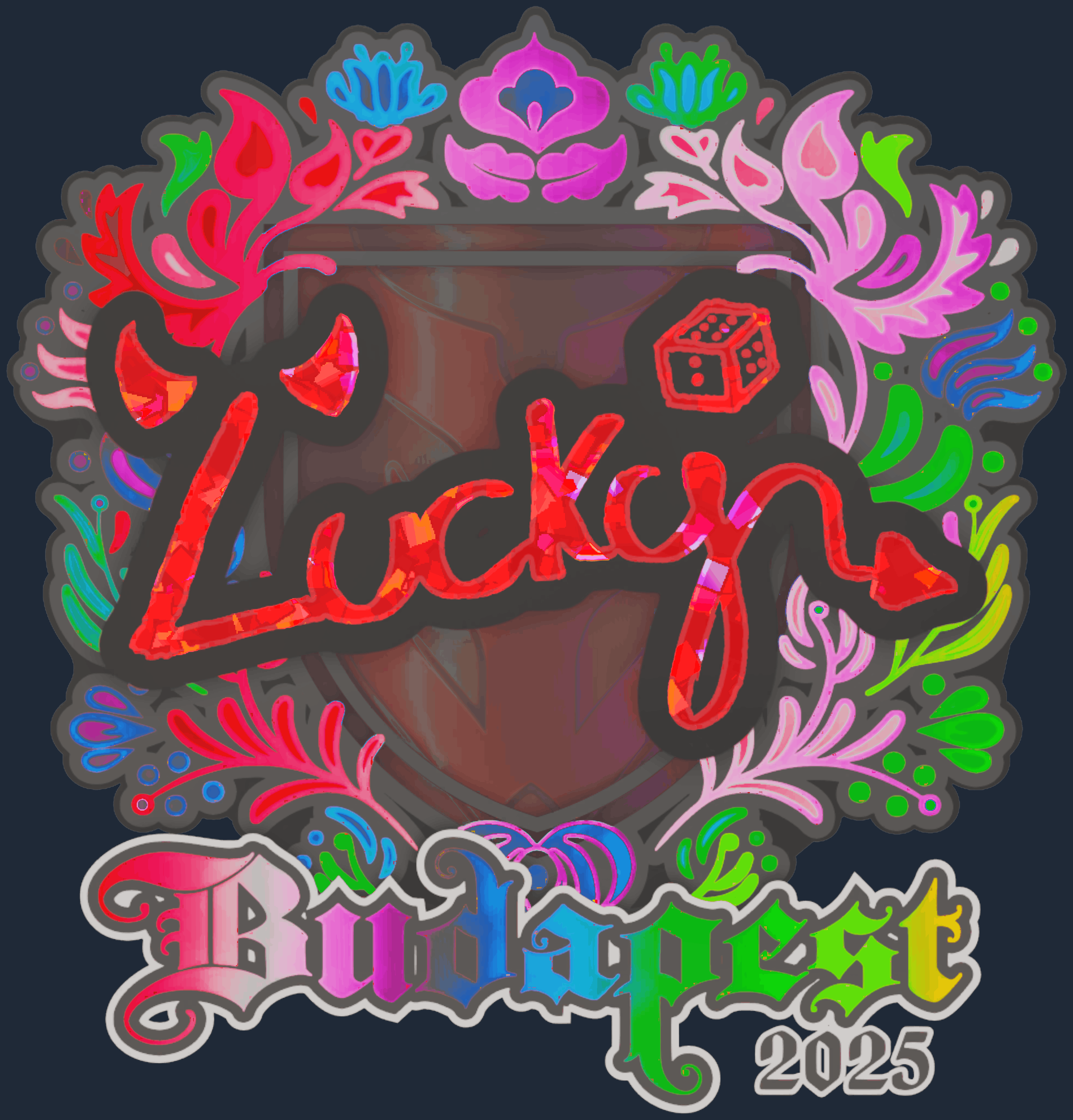 Sticker | Lucky (Holo) | Budapest 2025 Image
