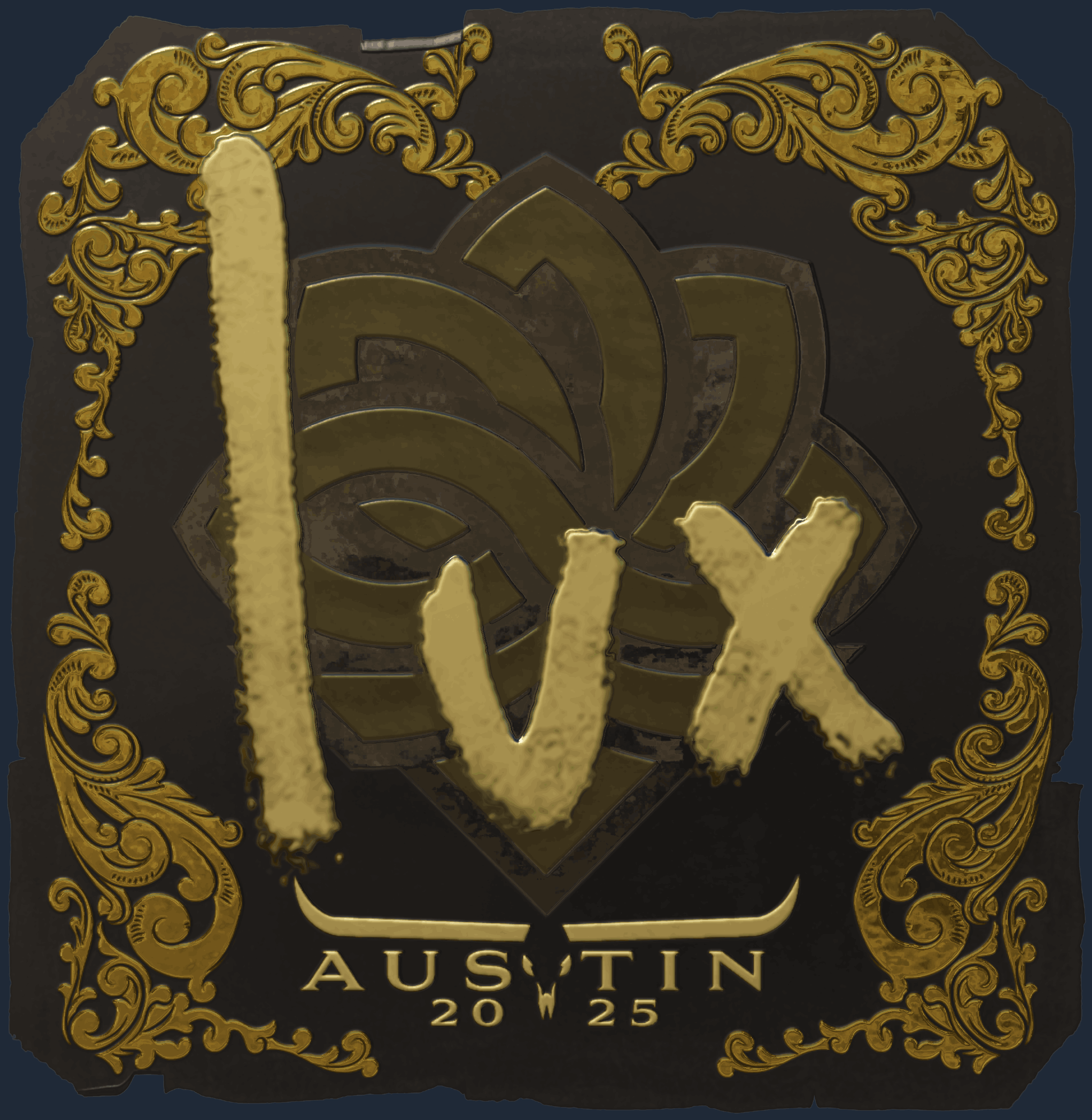 Sticker | lux (Gold) | Austin 2025 Image