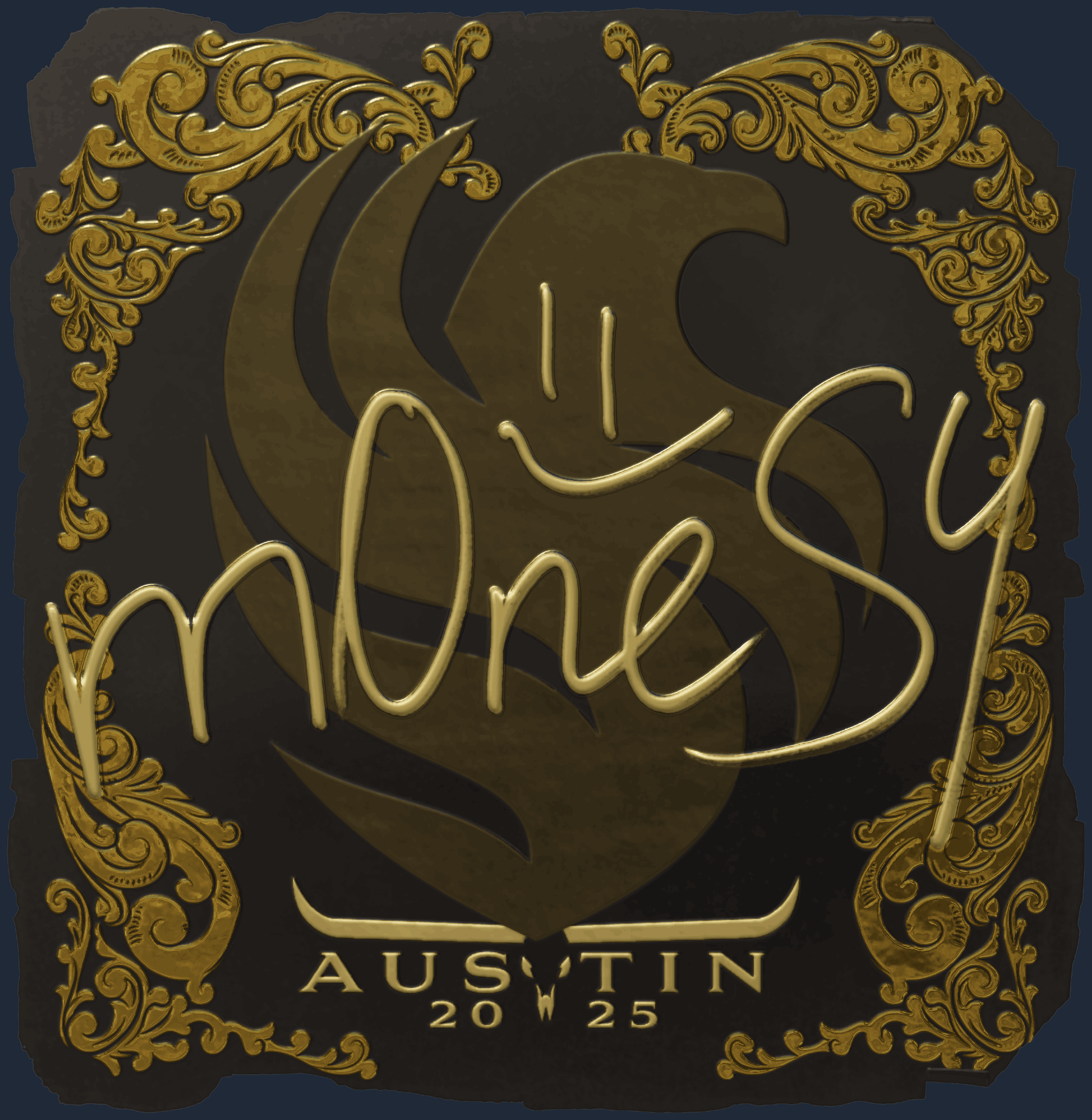 Sticker | m0NESY (Gold) | Austin 2025 Image