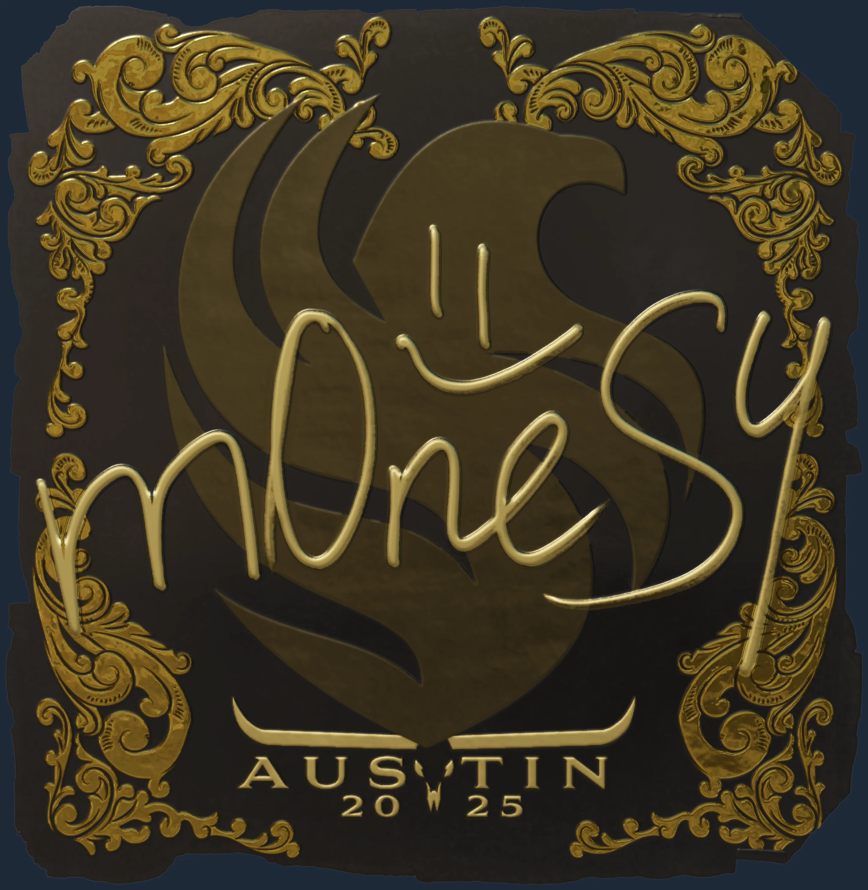 Sticker | m0NESY (Gold) | Austin 2025 Image