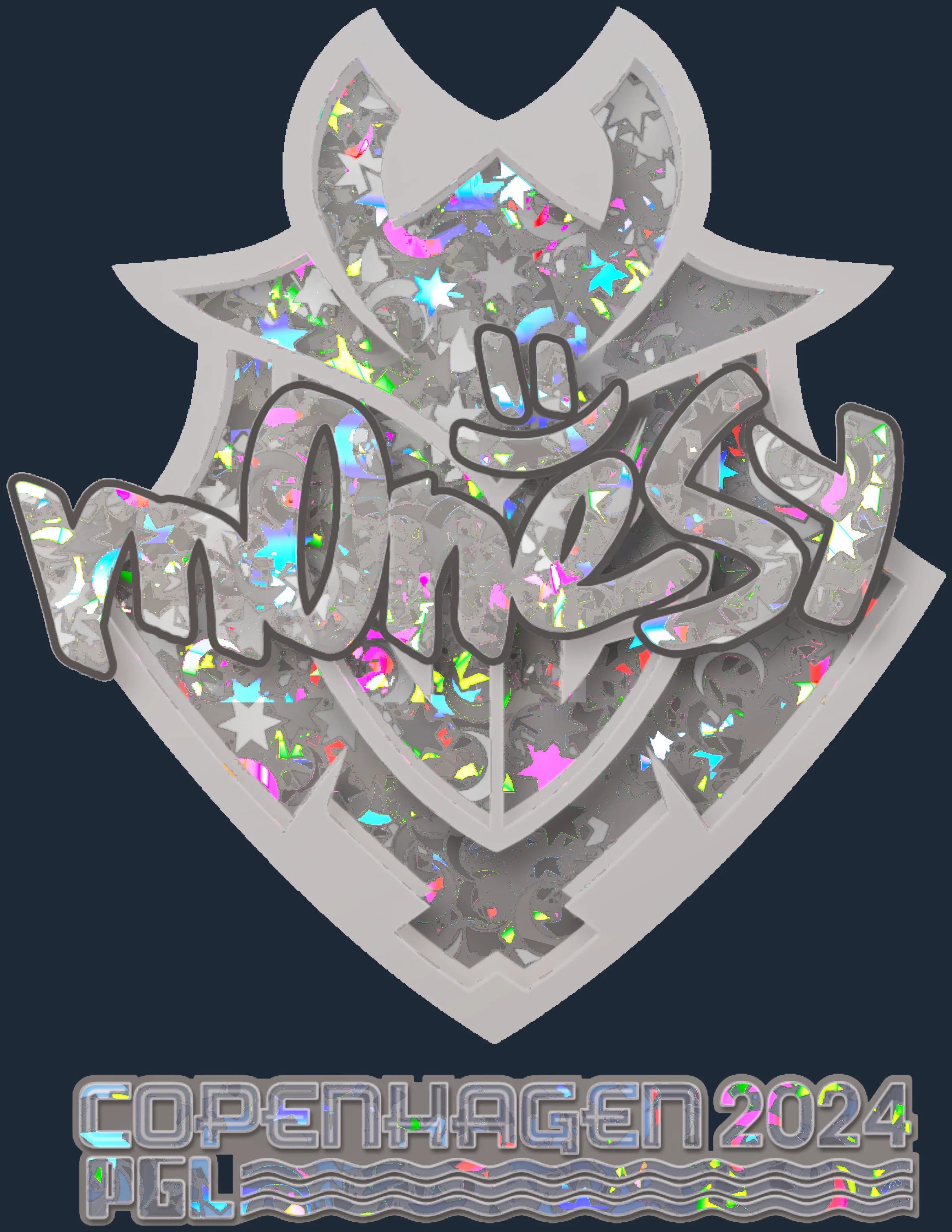 Sticker | m0NESY (Glitter) | Copenhagen 2024 Image