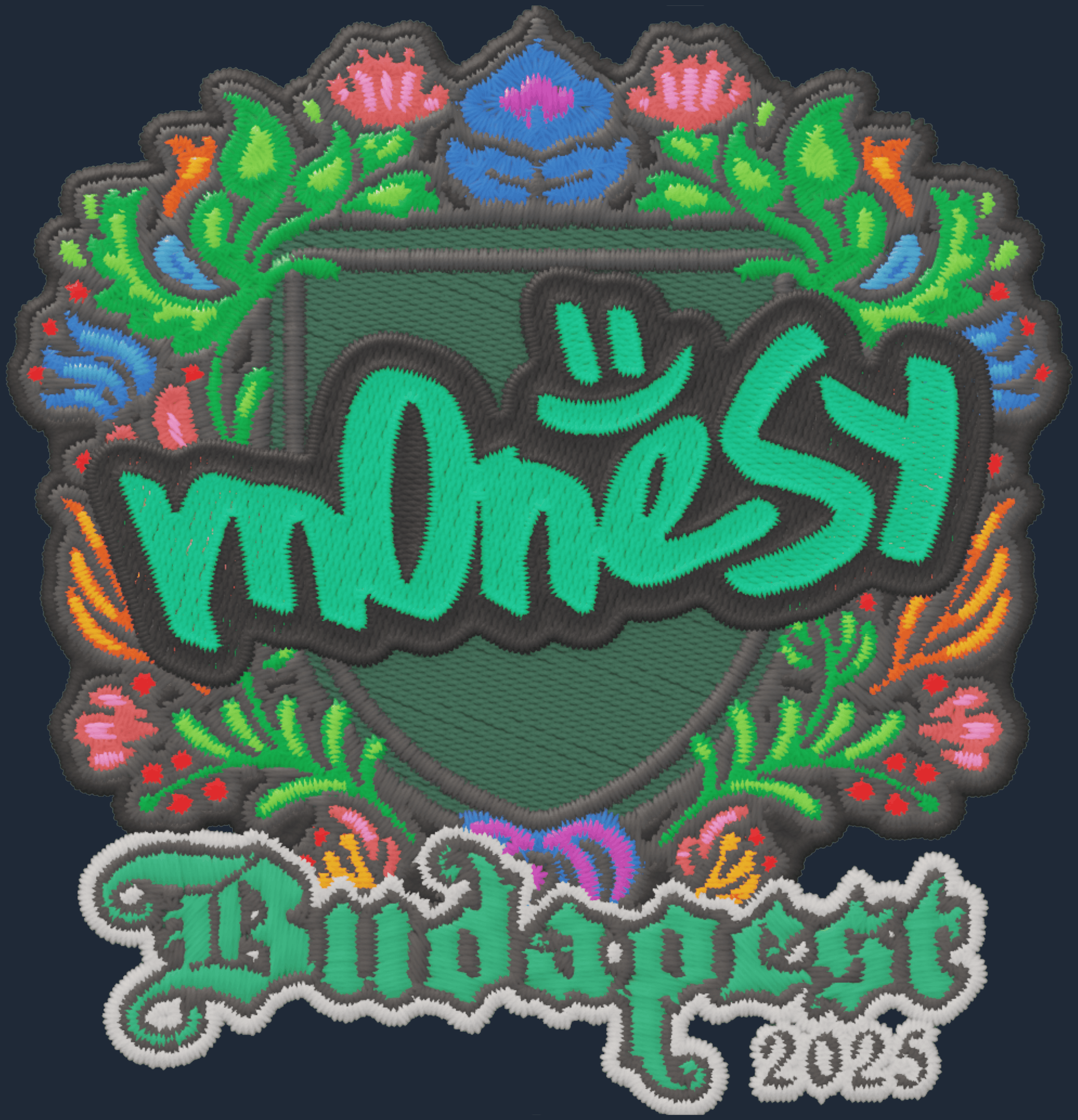 Sticker | m0NESY (Embroidered) | Budapest 2025 Image