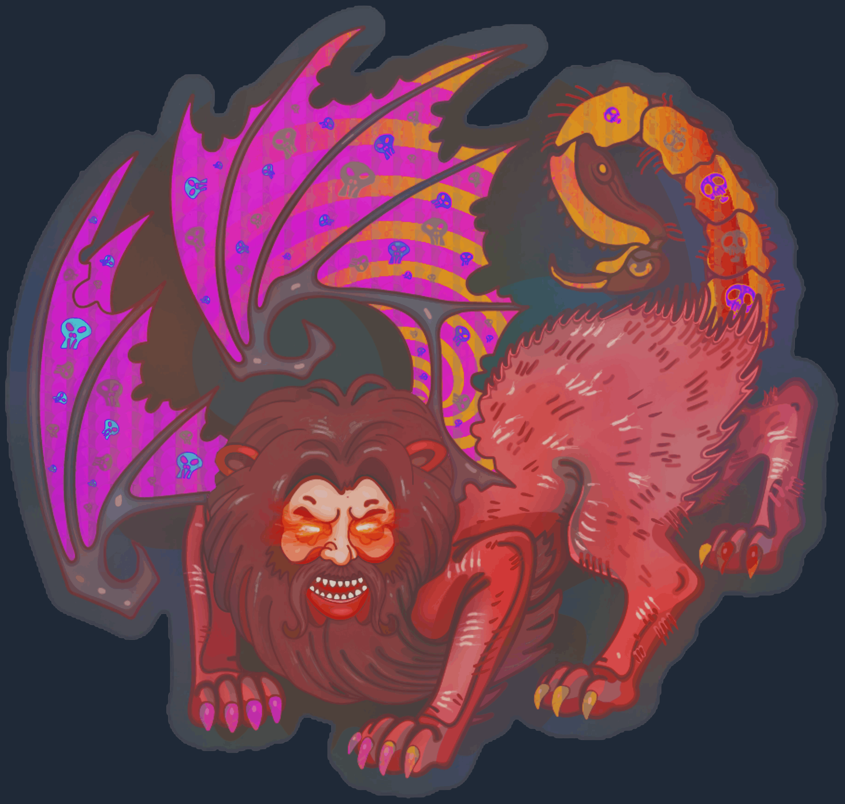 Sticker | Manticore (Holo) Image