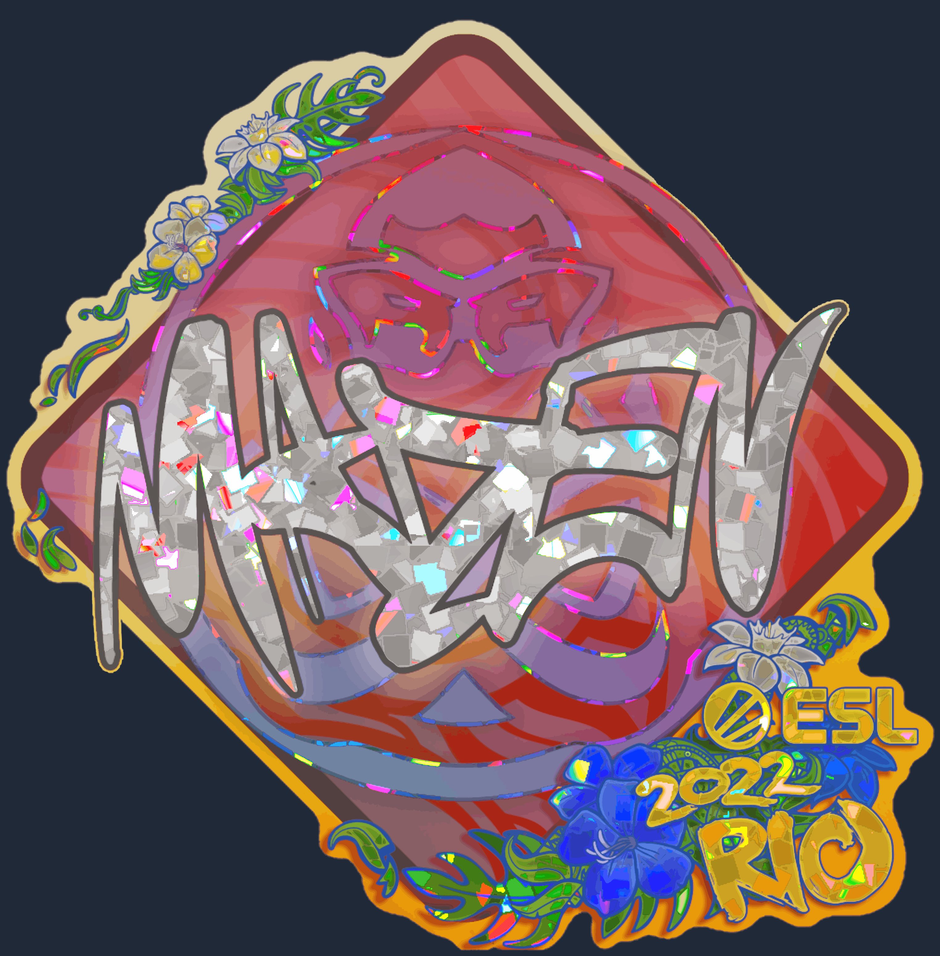 Sticker | maden (Glitter) | Rio 2022 Image