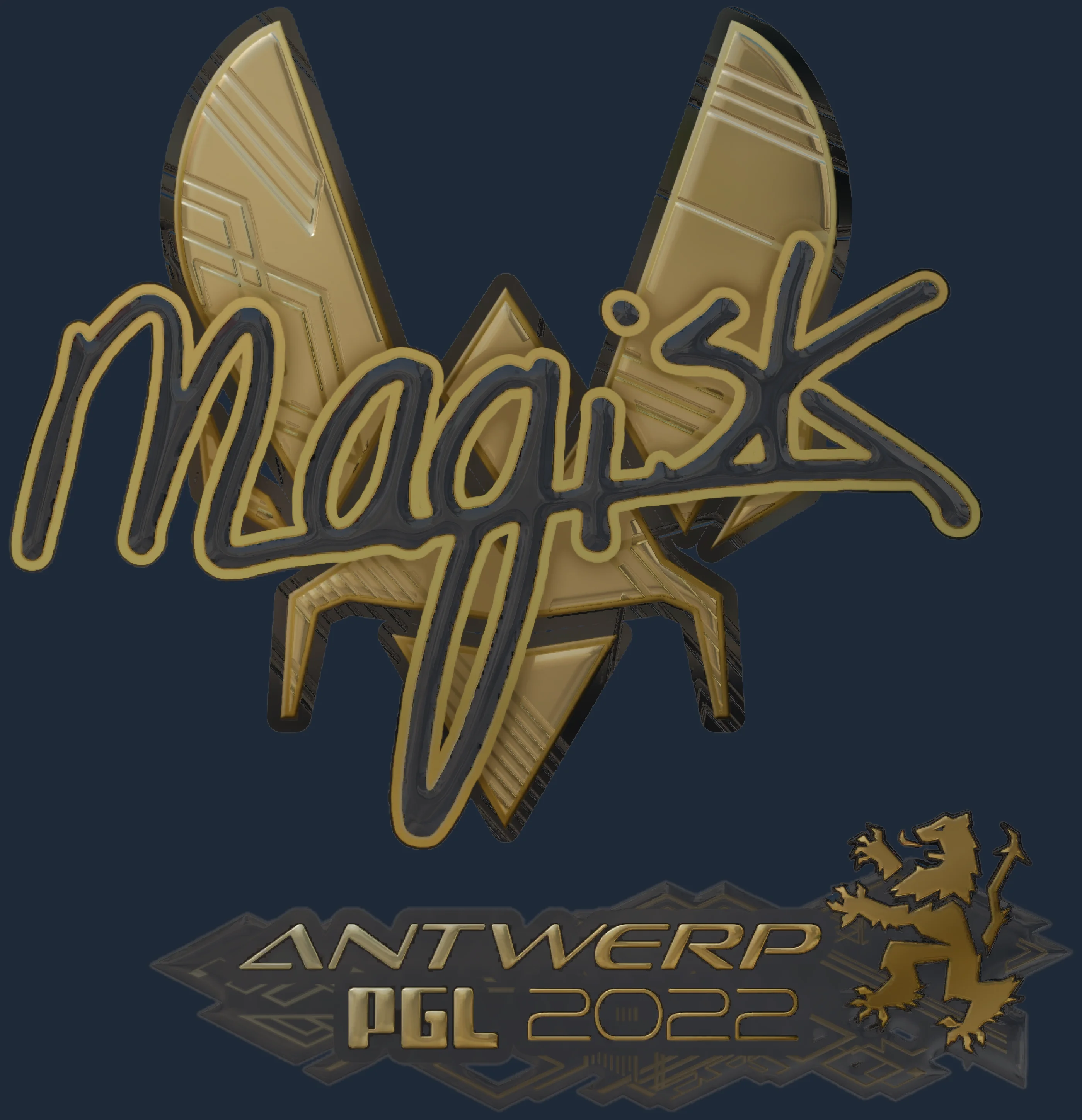 Sticker | Magisk (Gold) | Antwerp 2022 Image