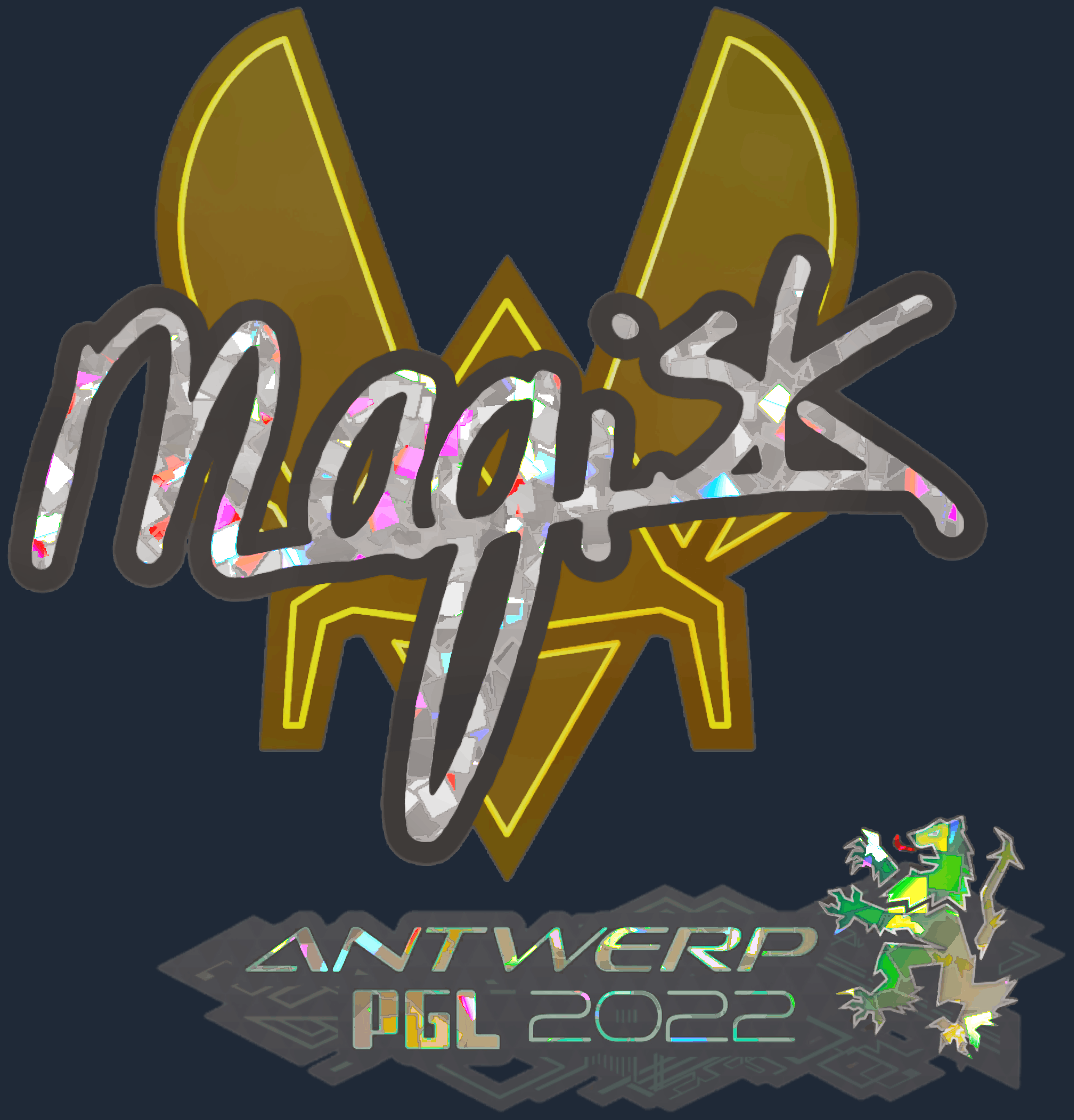 Sticker | Magisk (Glitter) | Antwerp 2022 Image