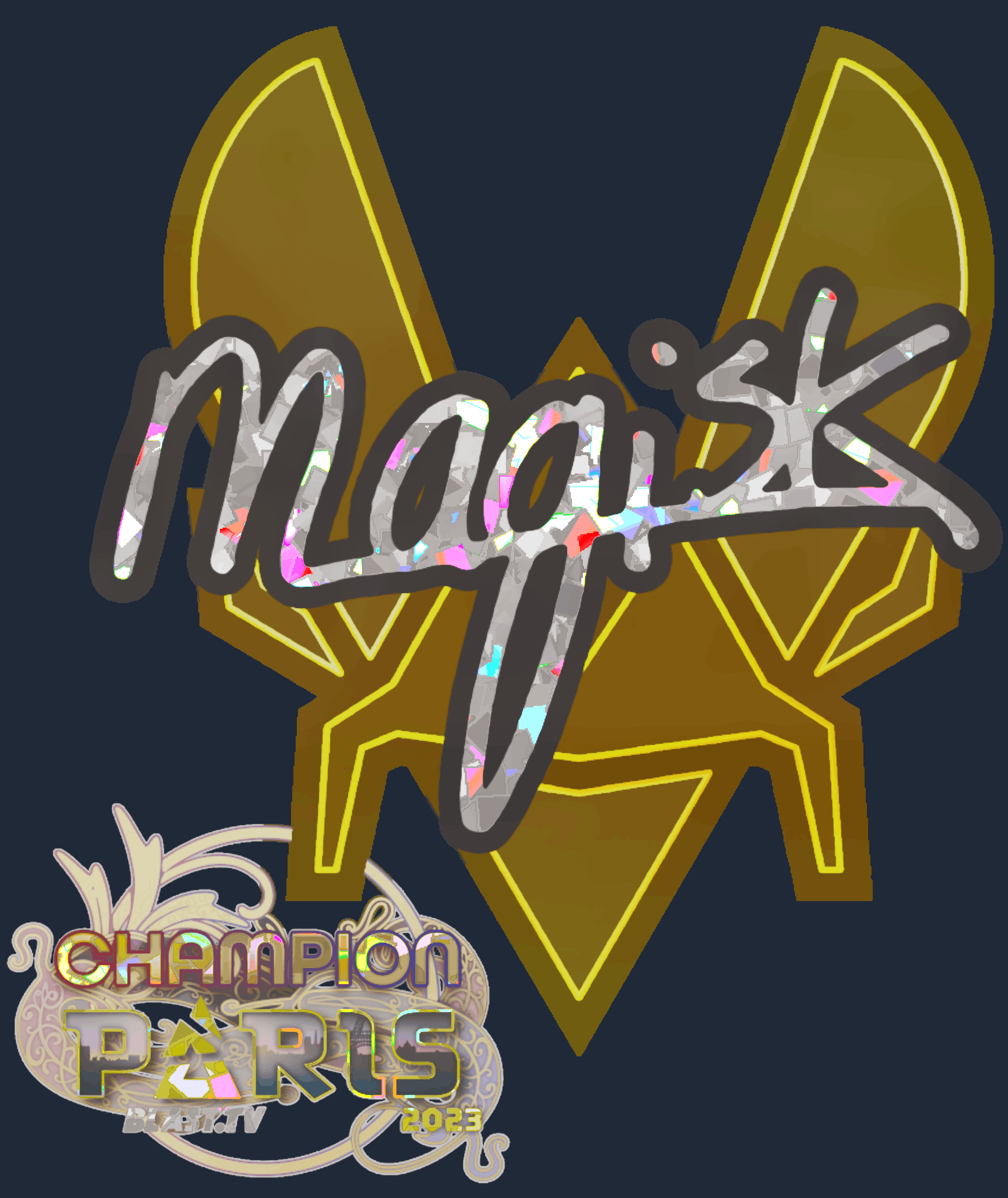 Sticker | Magisk (Glitter, Champion) | Paris 2023 Image