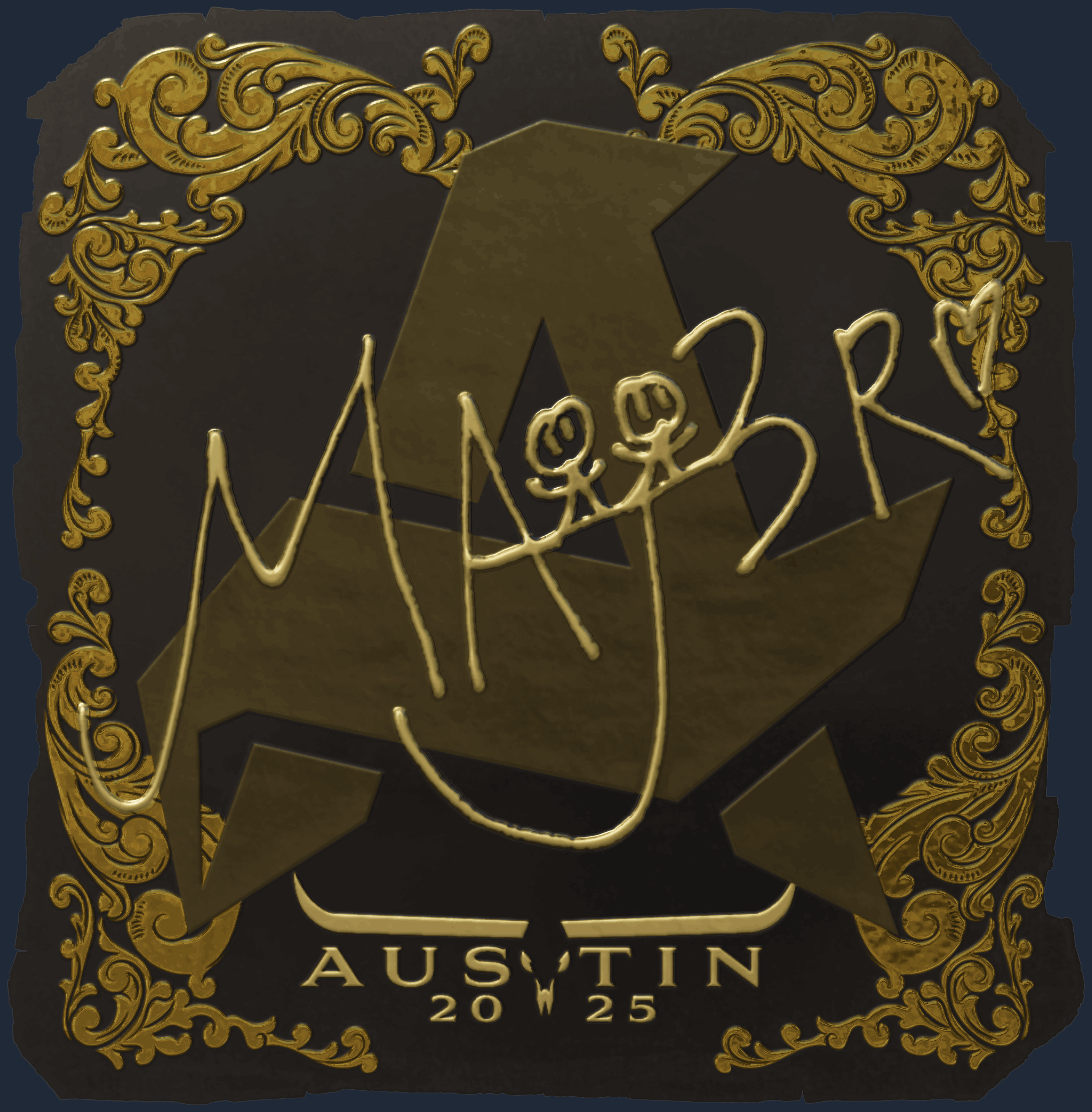 Sticker | MAJ3R (Gold) | Austin 2025 Image