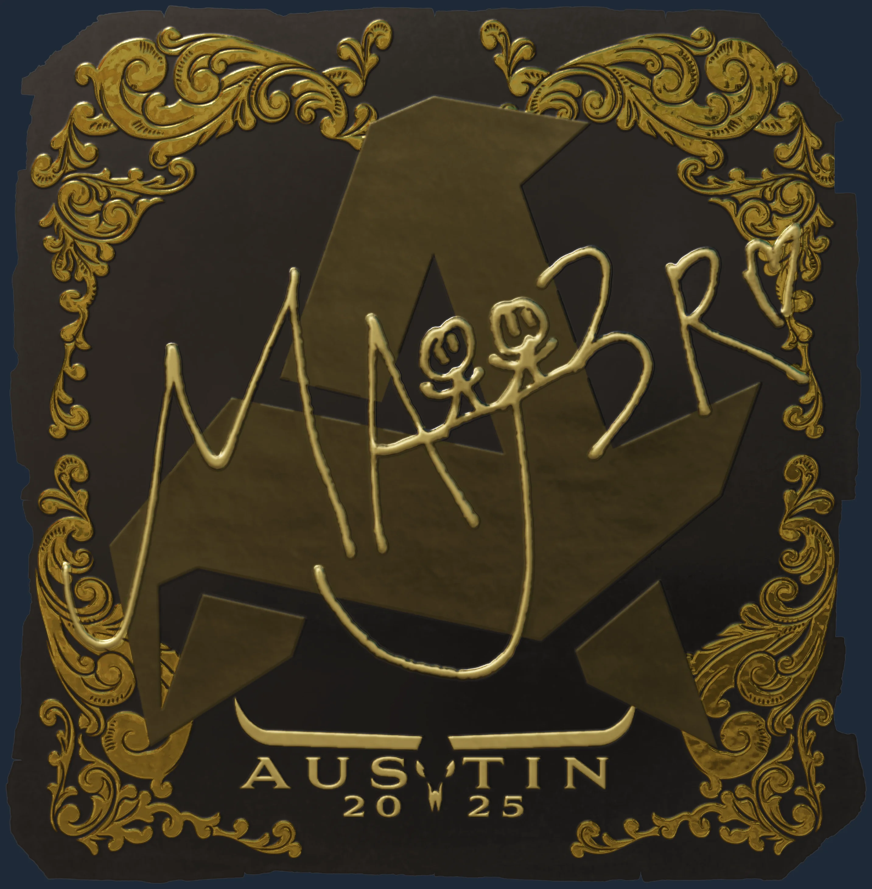 Sticker | MAJ3R (Gold) | Austin 2025 Image
