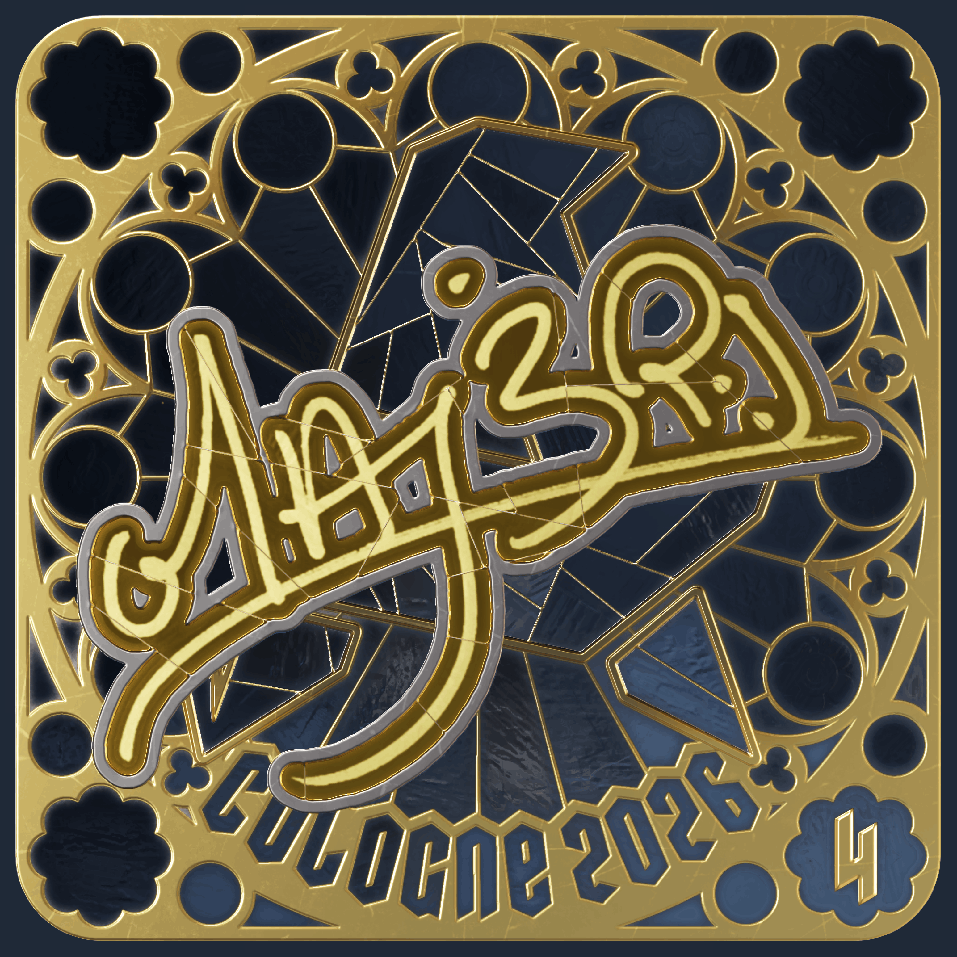 Sticker | MAJ3R (Gold, Ranked) | Cologne 2026 Image