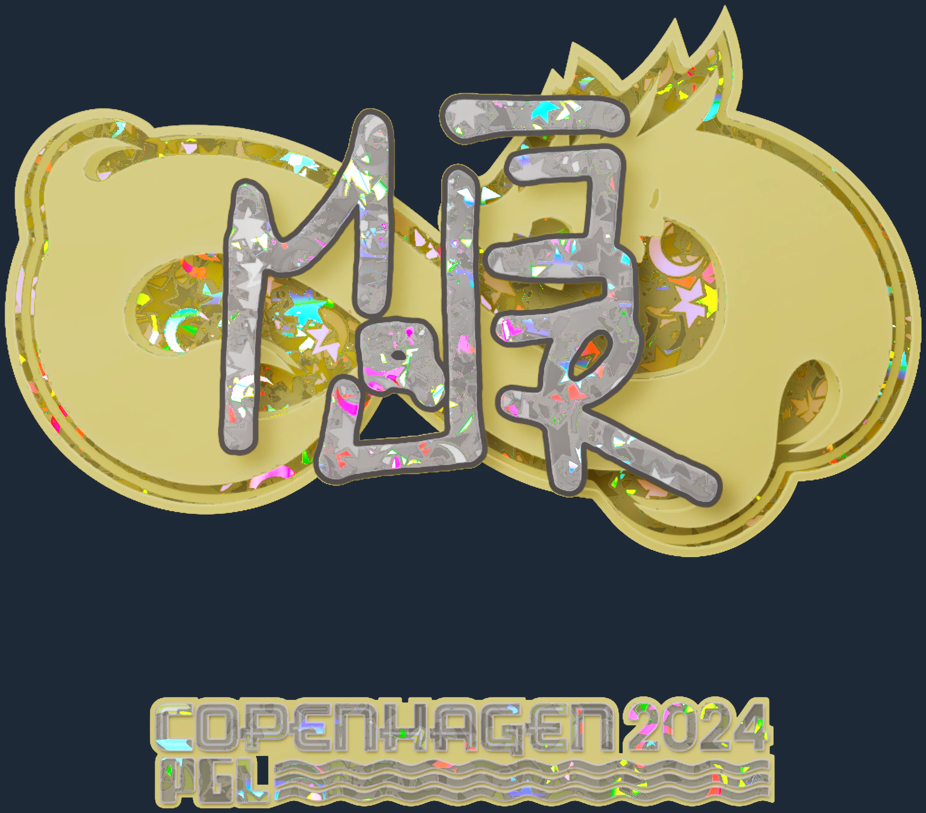 Sticker | MAJ3R (Glitter) | Copenhagen 2024 Image
