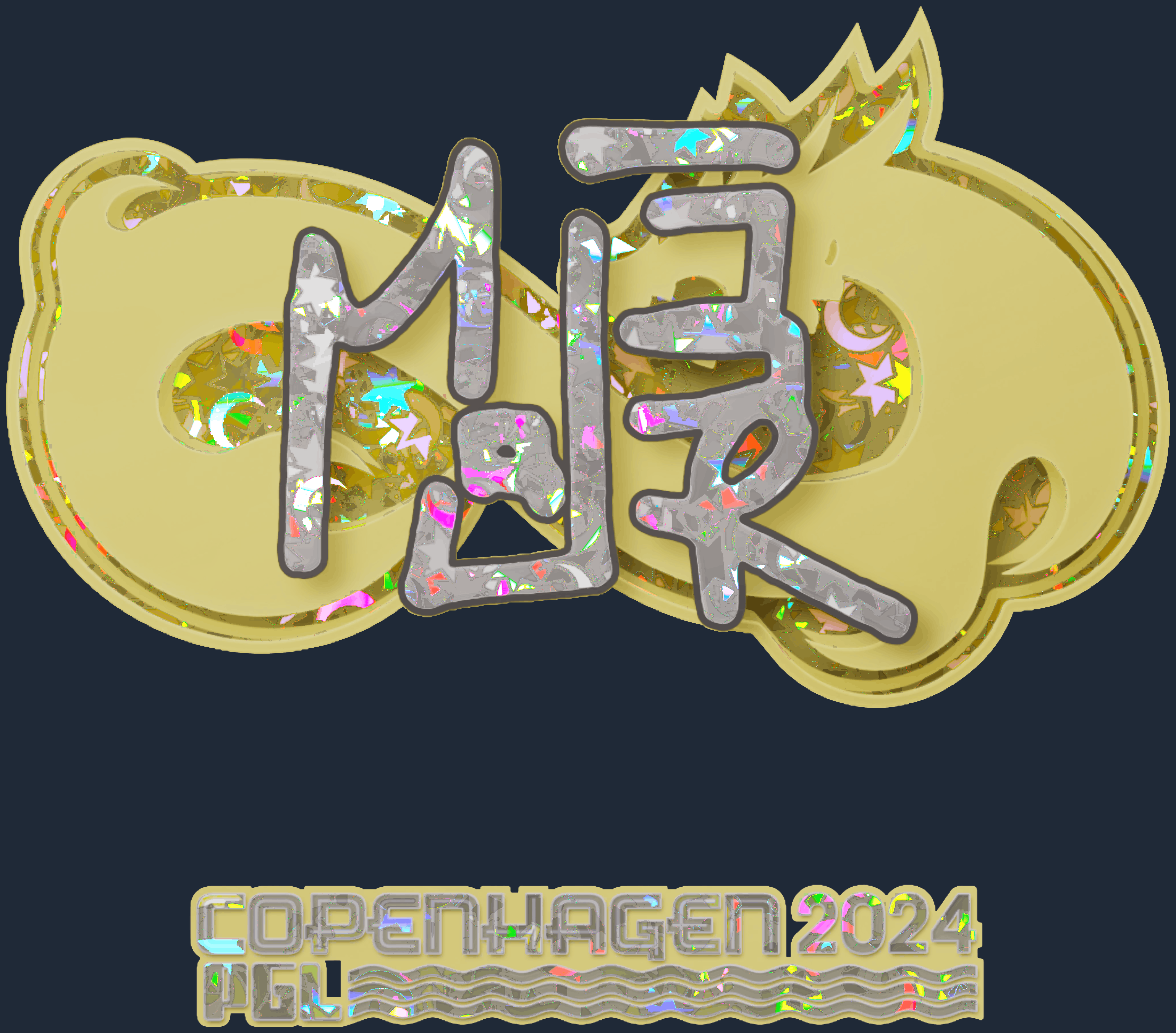 Sticker | MAJ3R (Glitter) | Copenhagen 2024 Image