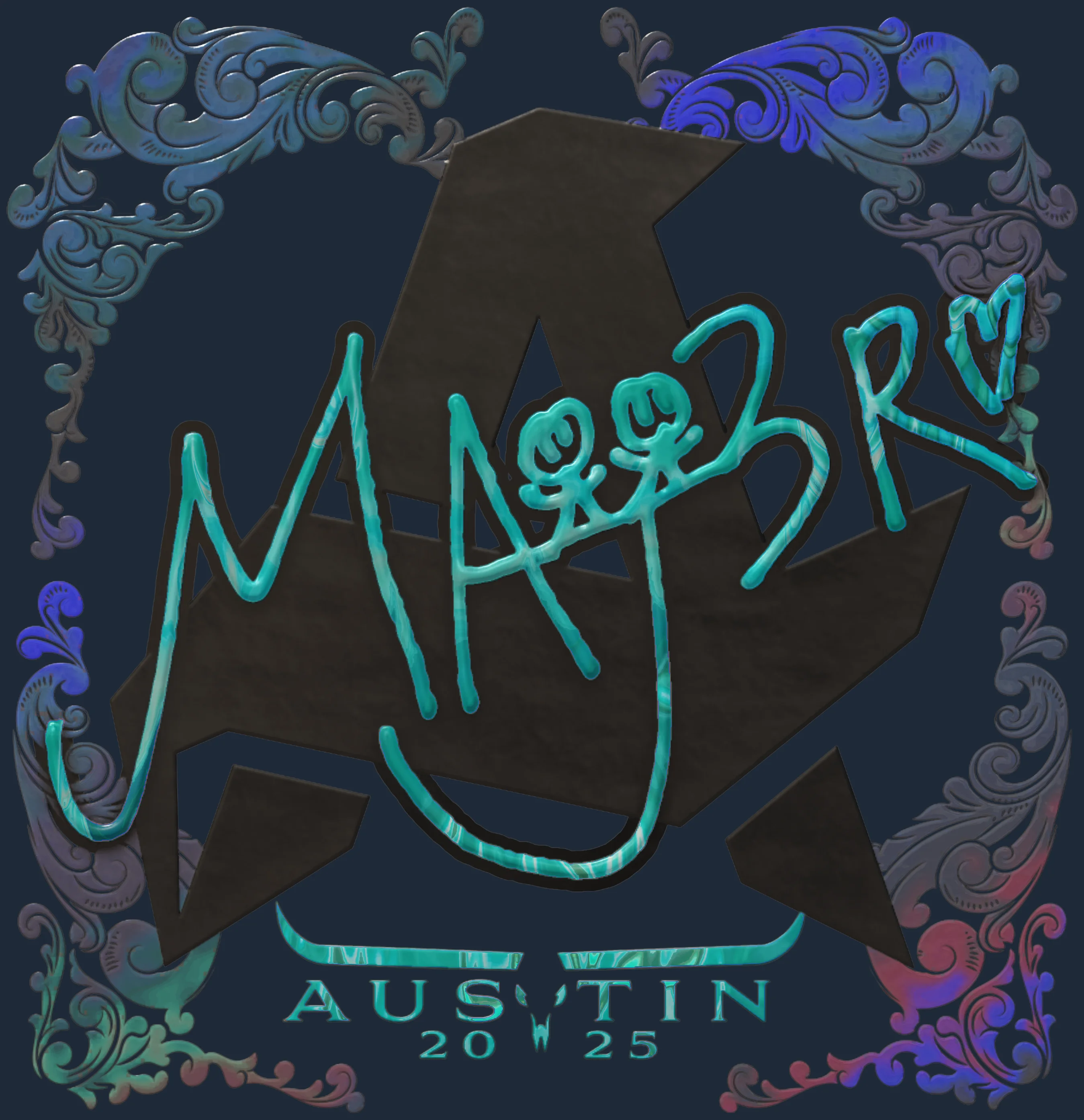 Sticker | MAJ3R (Holo) | Austin 2025 Image
