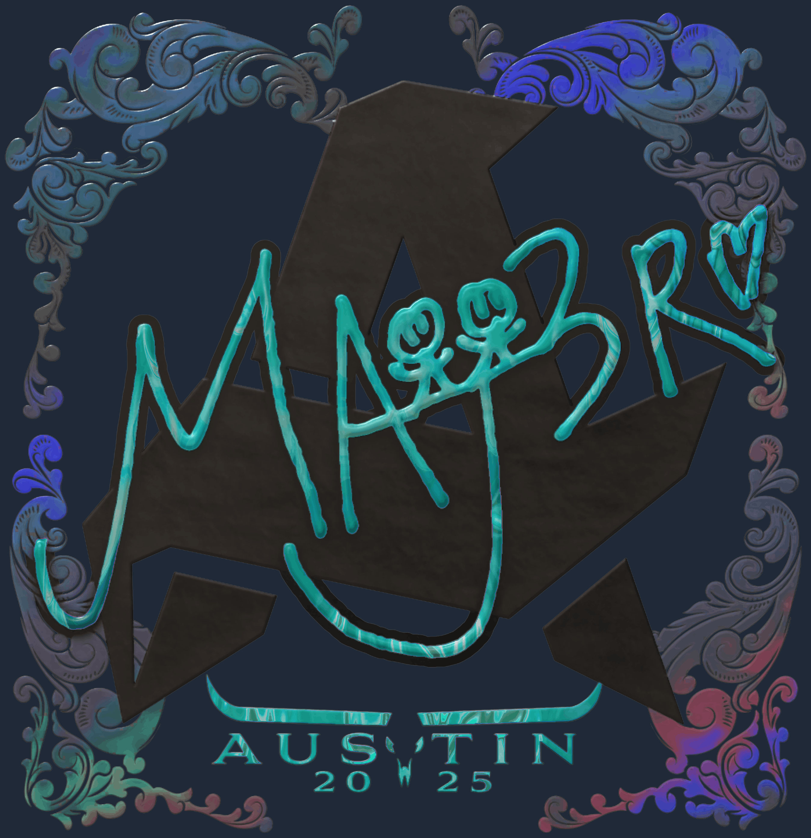 Sticker | MAJ3R (Holo) | Austin 2025 Image