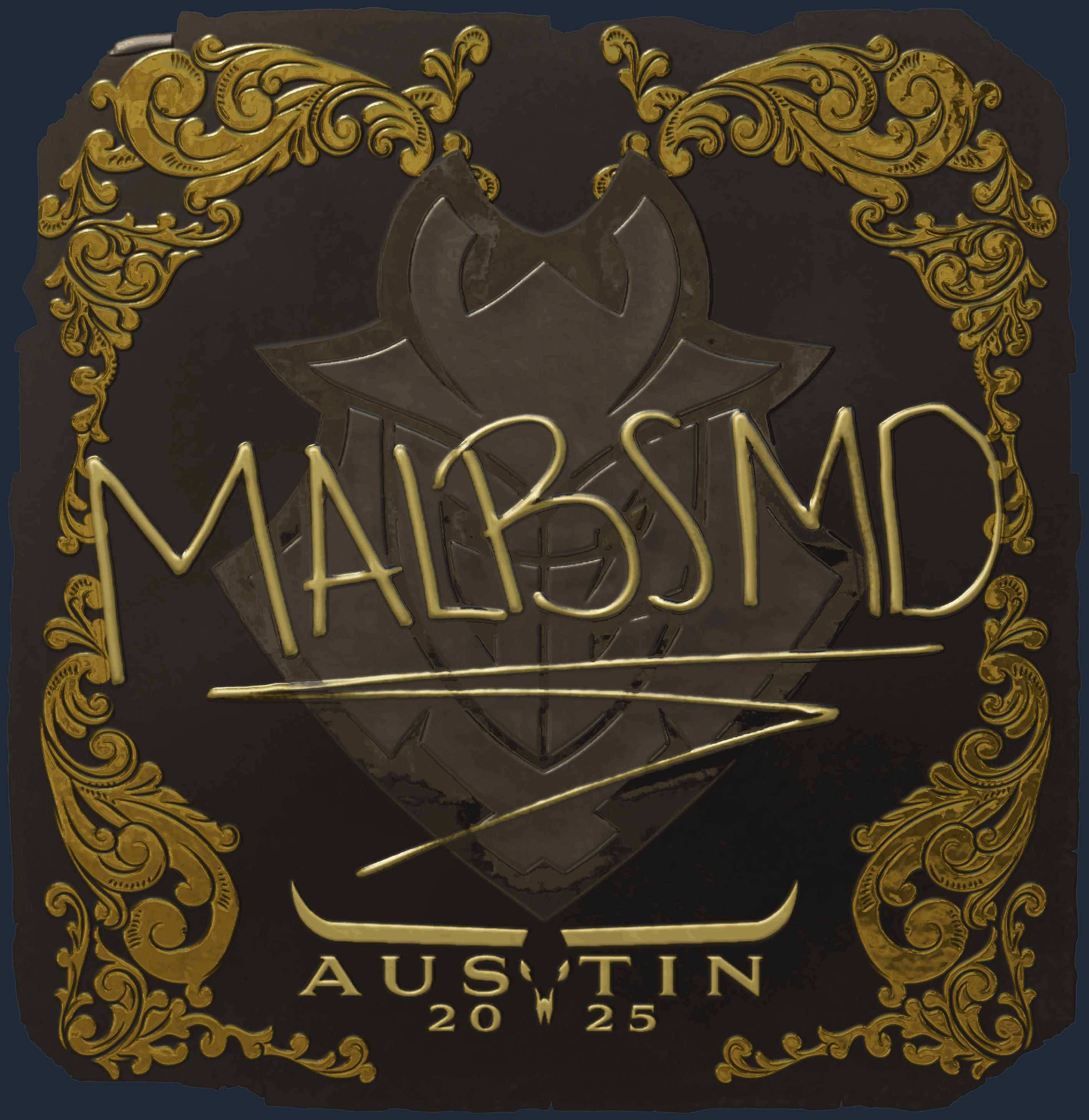 Sticker | malbsMd (Gold) | Austin 2025 Image