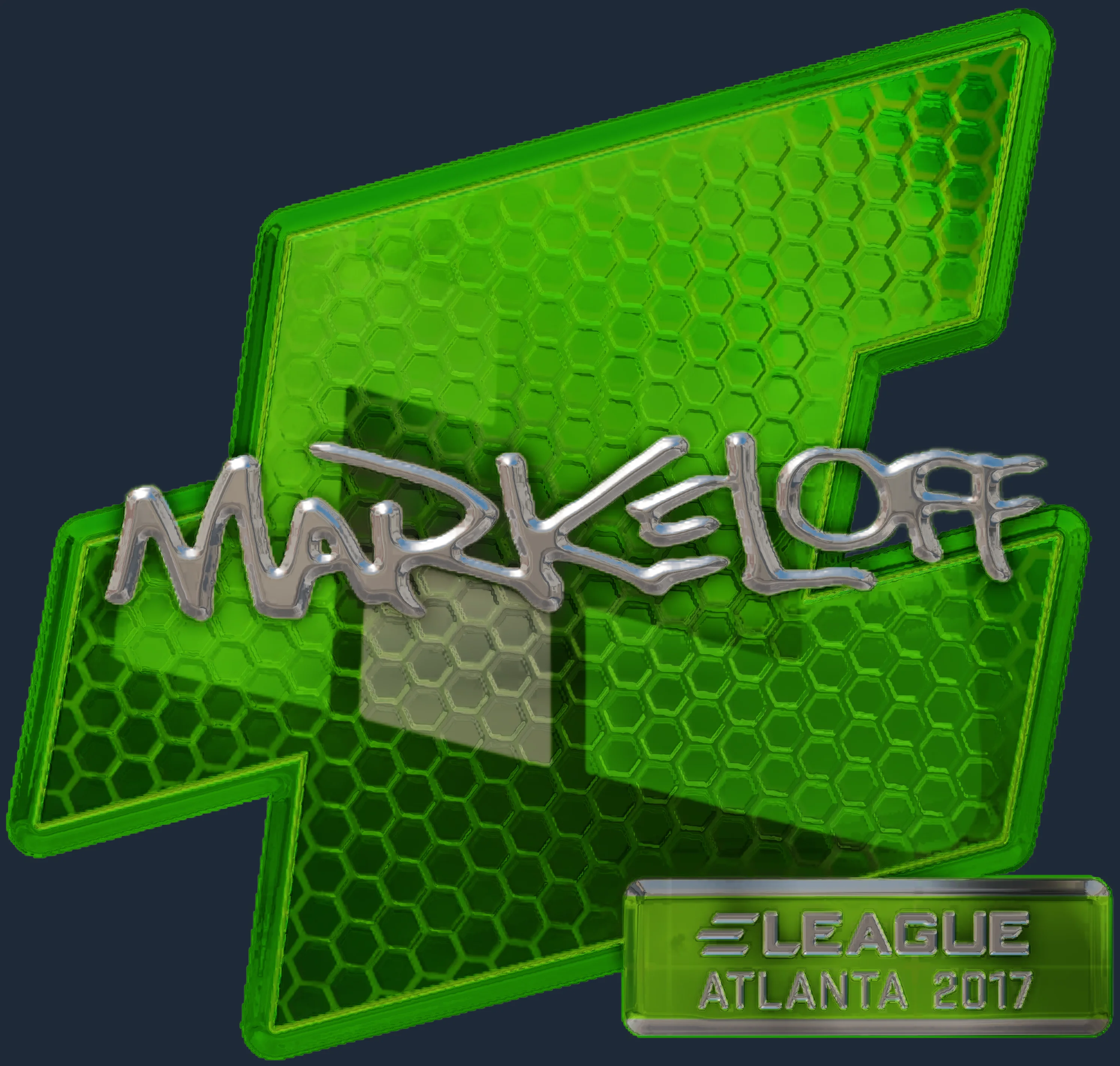 Sticker | markeloff (Foil) | Atlanta 2017 Image