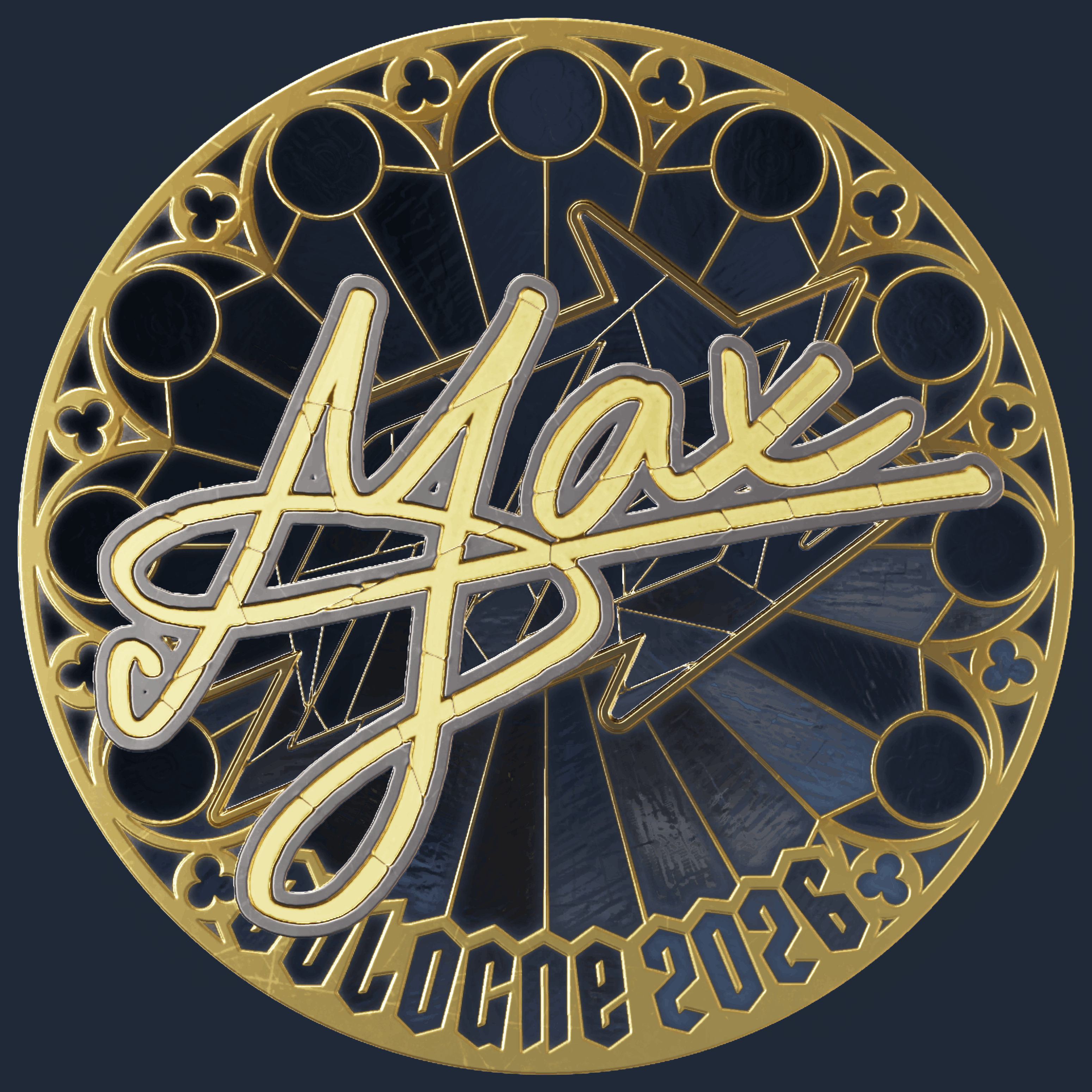 Sticker | max (Gold) | Cologne 2026 Image