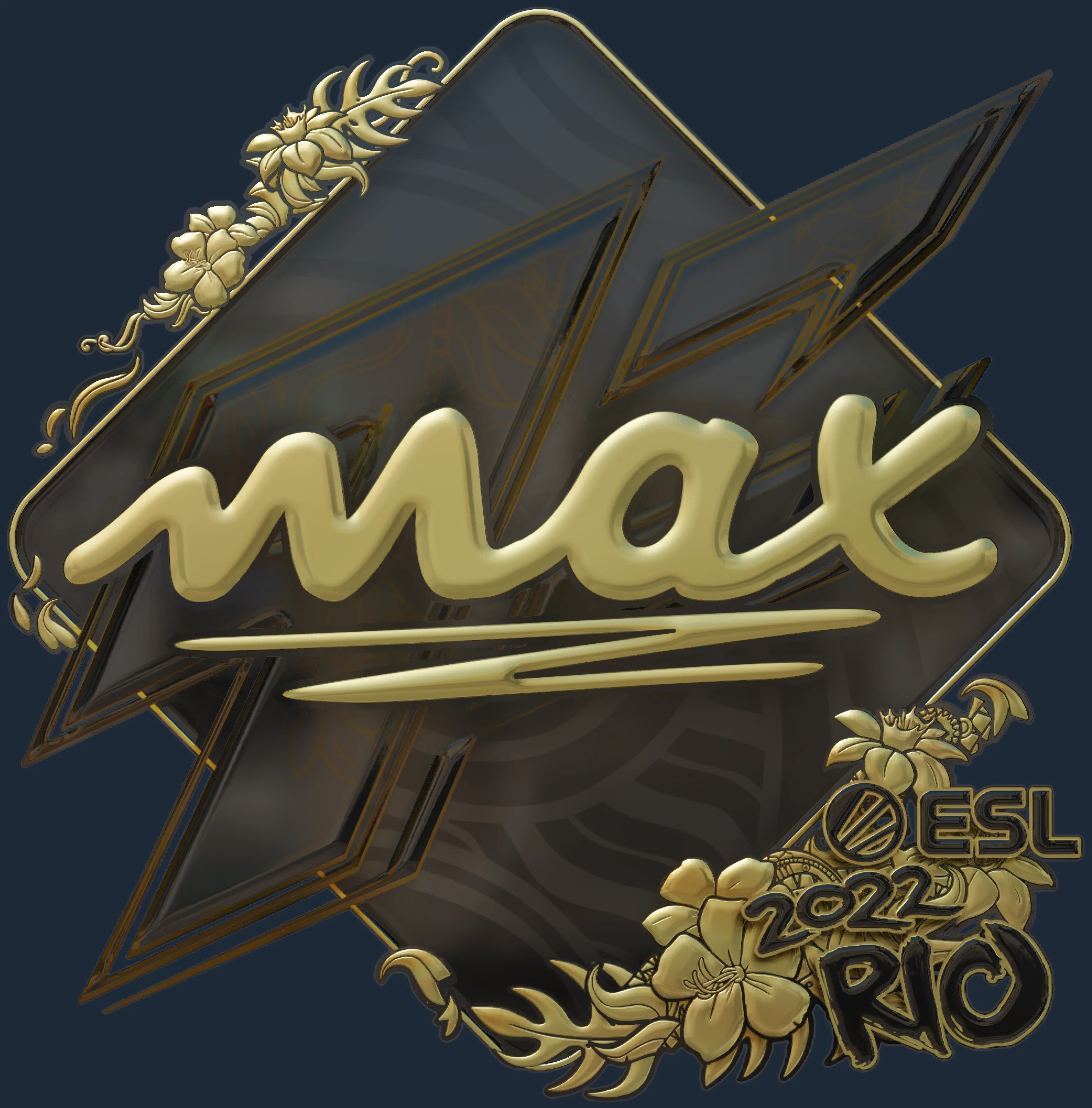 Sticker | max (Gold) | Rio 2022 Image