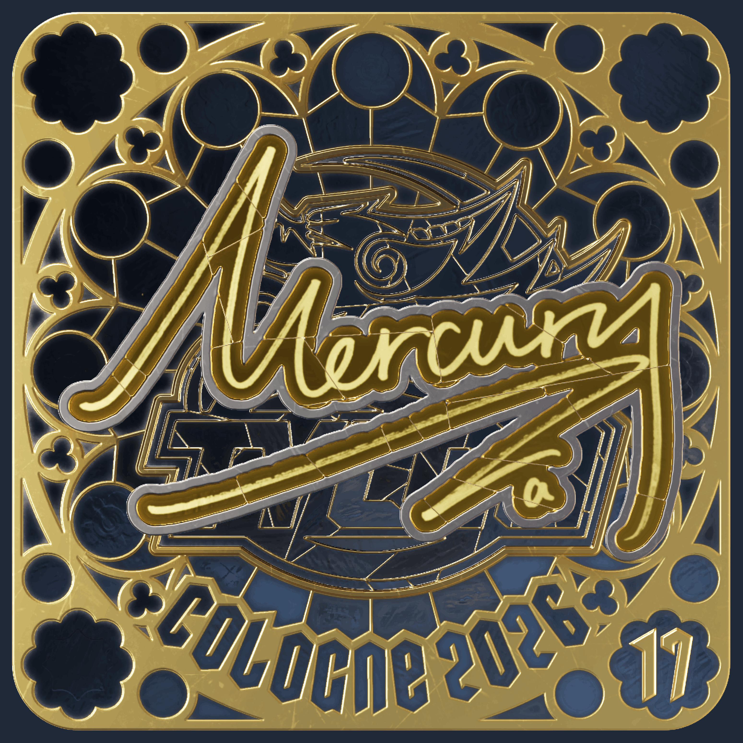Sticker | Mercury (Gold, Ranked) | Cologne 2026 Image