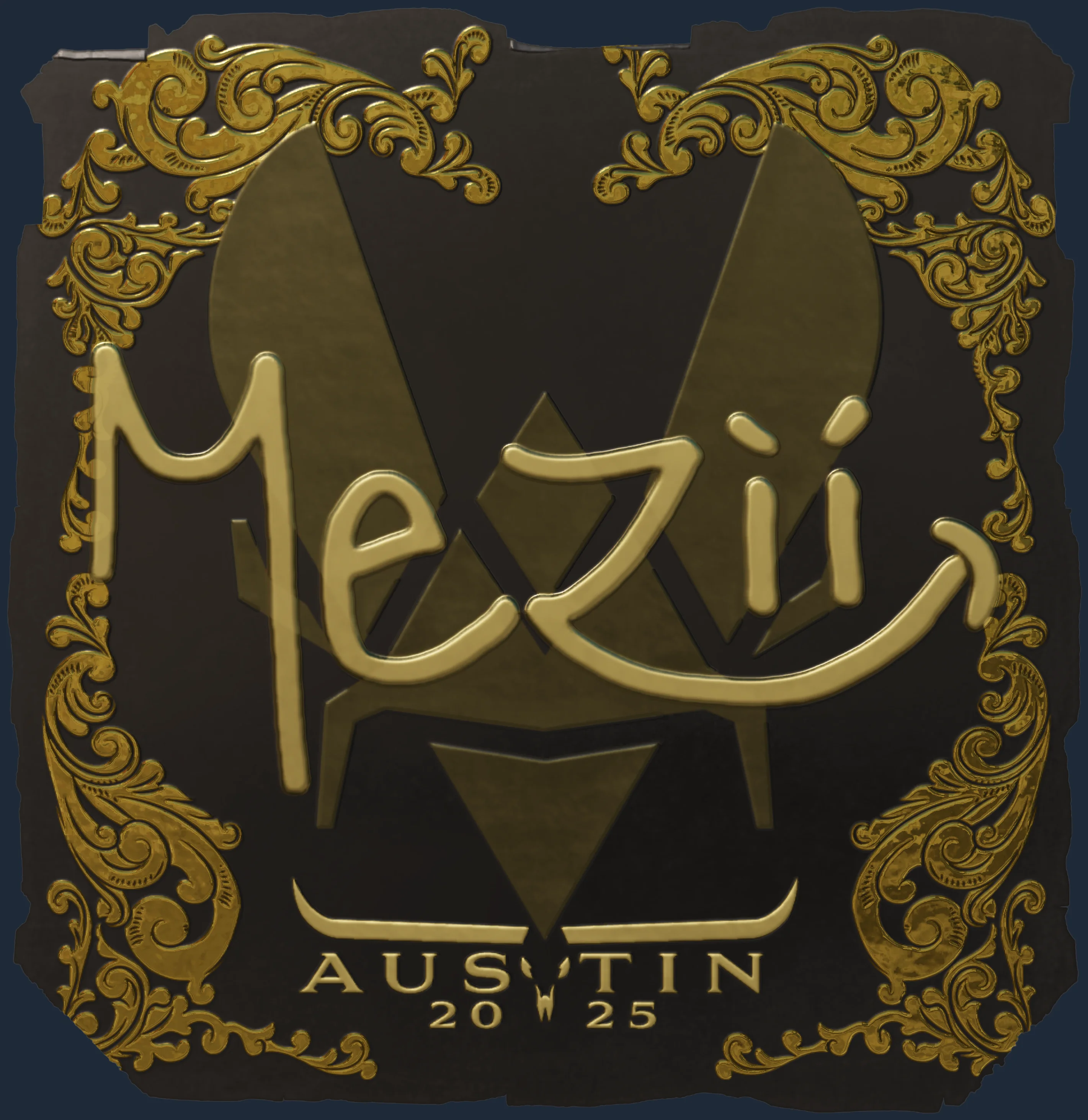 Sticker | mezii (Gold) | Austin 2025 Image